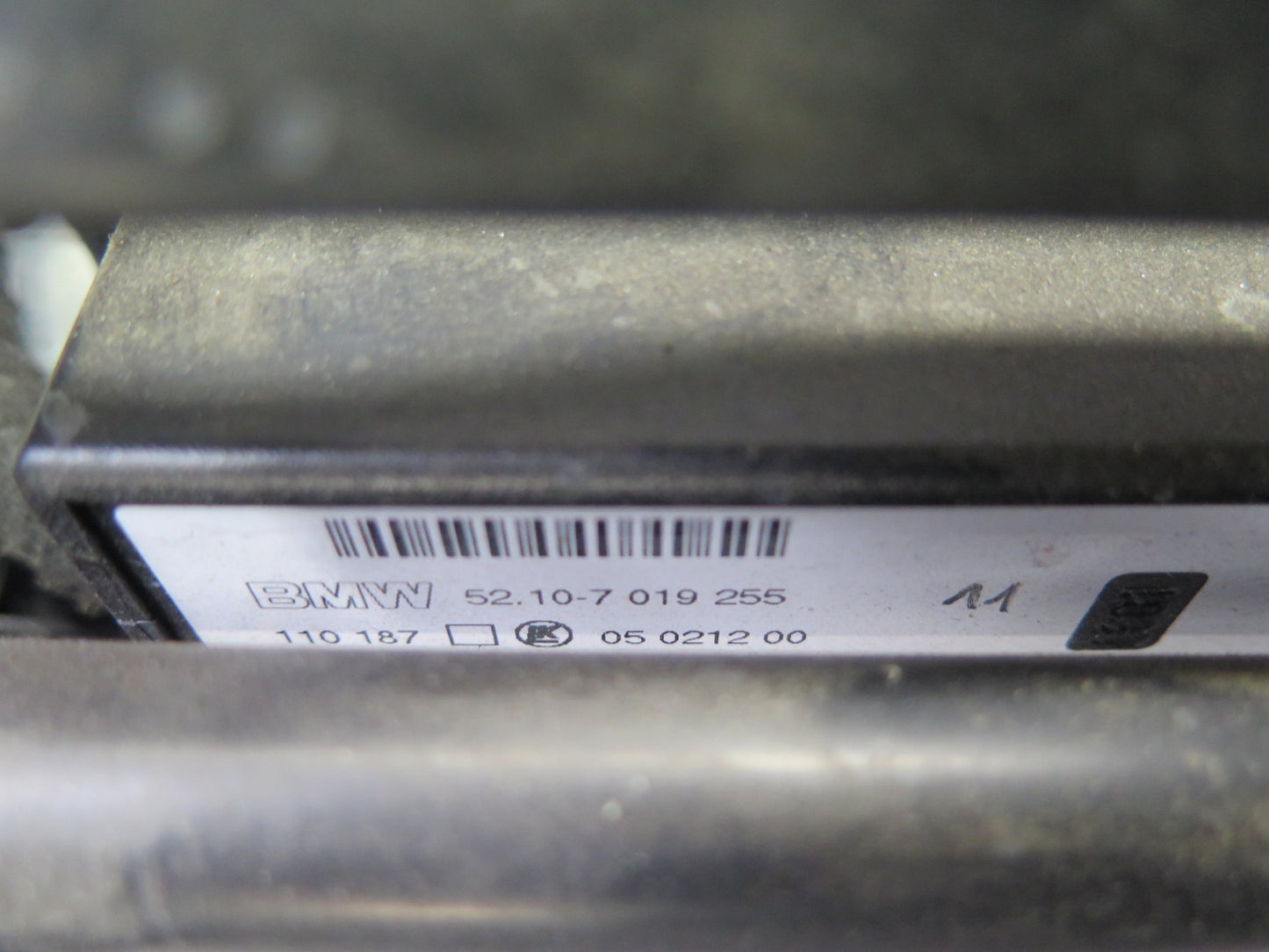 01-06 BMW E46 330ci Convert Front Left Seat Lower Frame Track Rail w Motor OEM