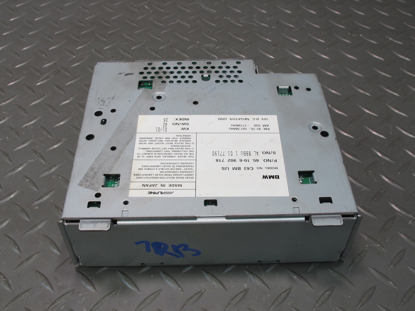 01-02 BMW E46 330ci Alpine GPS Navigation Radio Tuner Receiver 6902718 OEM