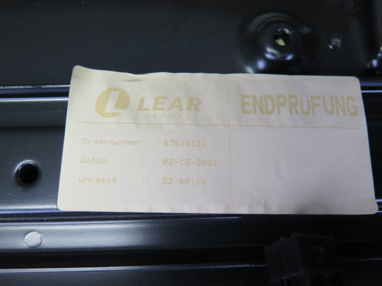 01-06 BMW E46 Convertible Front Right Seat Lower Cushion Leather Beige 77K OEM