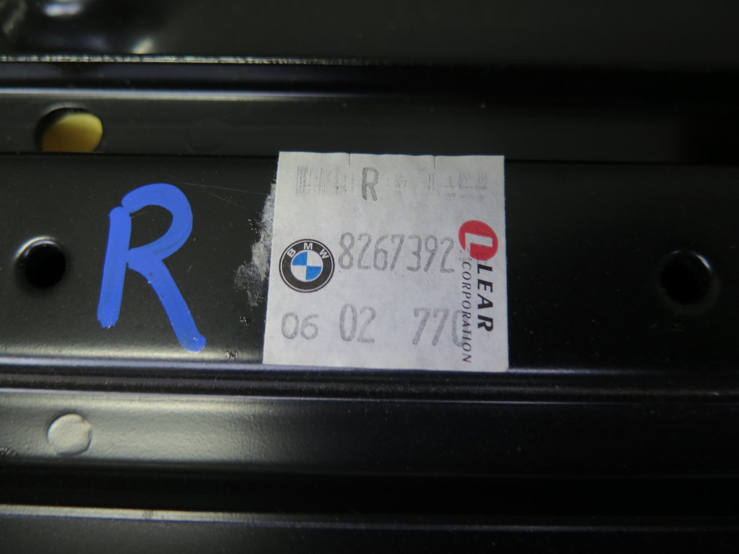 01-06 BMW E46 Convertible Front Right Seat Lower Cushion Leather Beige 77K OEM