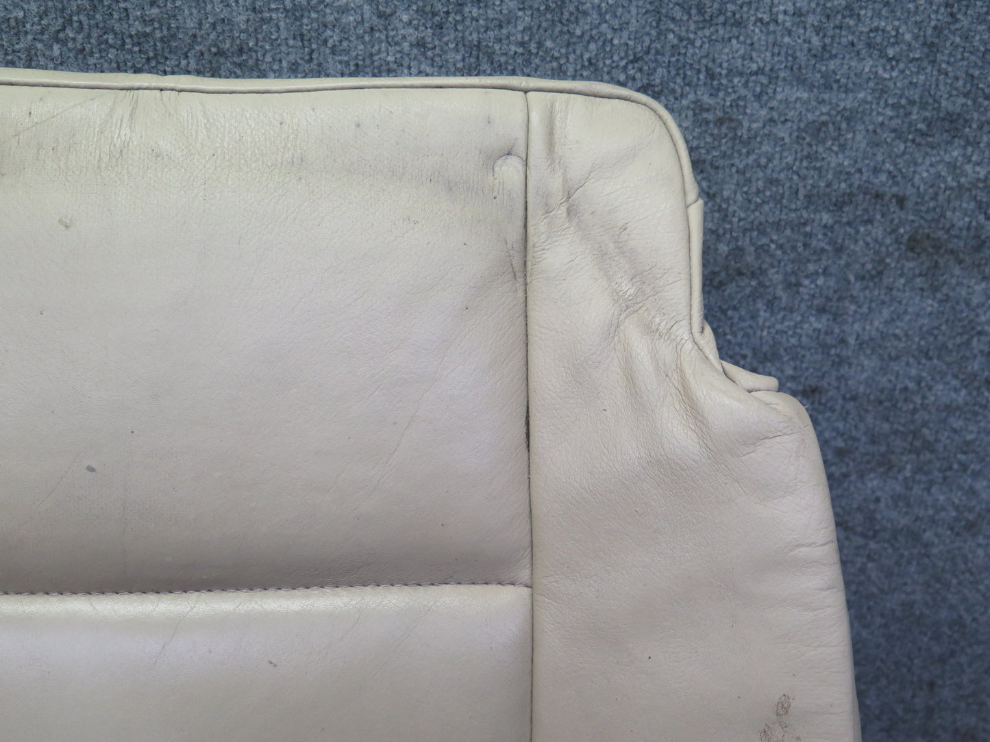 01-06 BMW E46 Convertible Front Right Seat Lower Cushion Leather Beige 77K OEM
