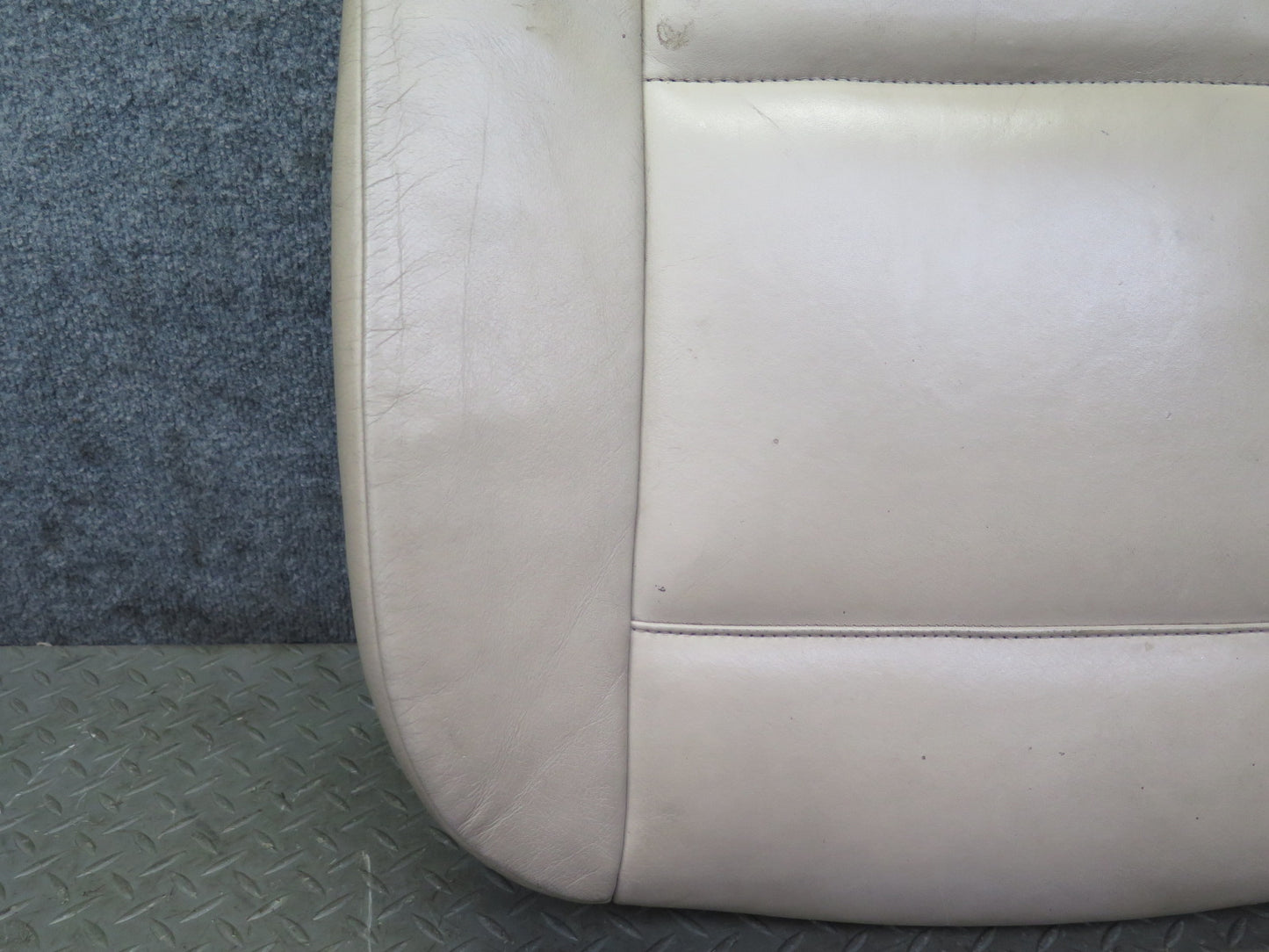 01-06 BMW E46 Convertible Front Right Seat Lower Cushion Leather Beige 77K OEM