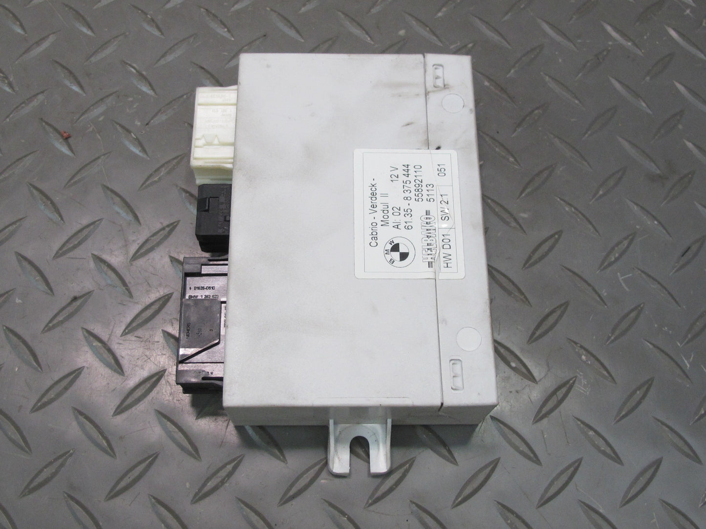 01-06 BMW E46 330ci Convertible Folding TOP Roof Control Unit Module 8375444 OEM