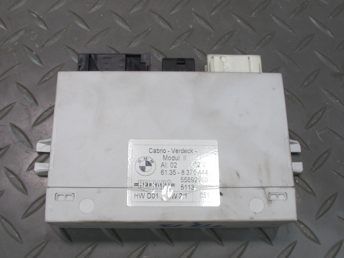 01-06 BMW E46 330ci Convertible Folding TOP Roof Control Unit Module 8375444 OEM