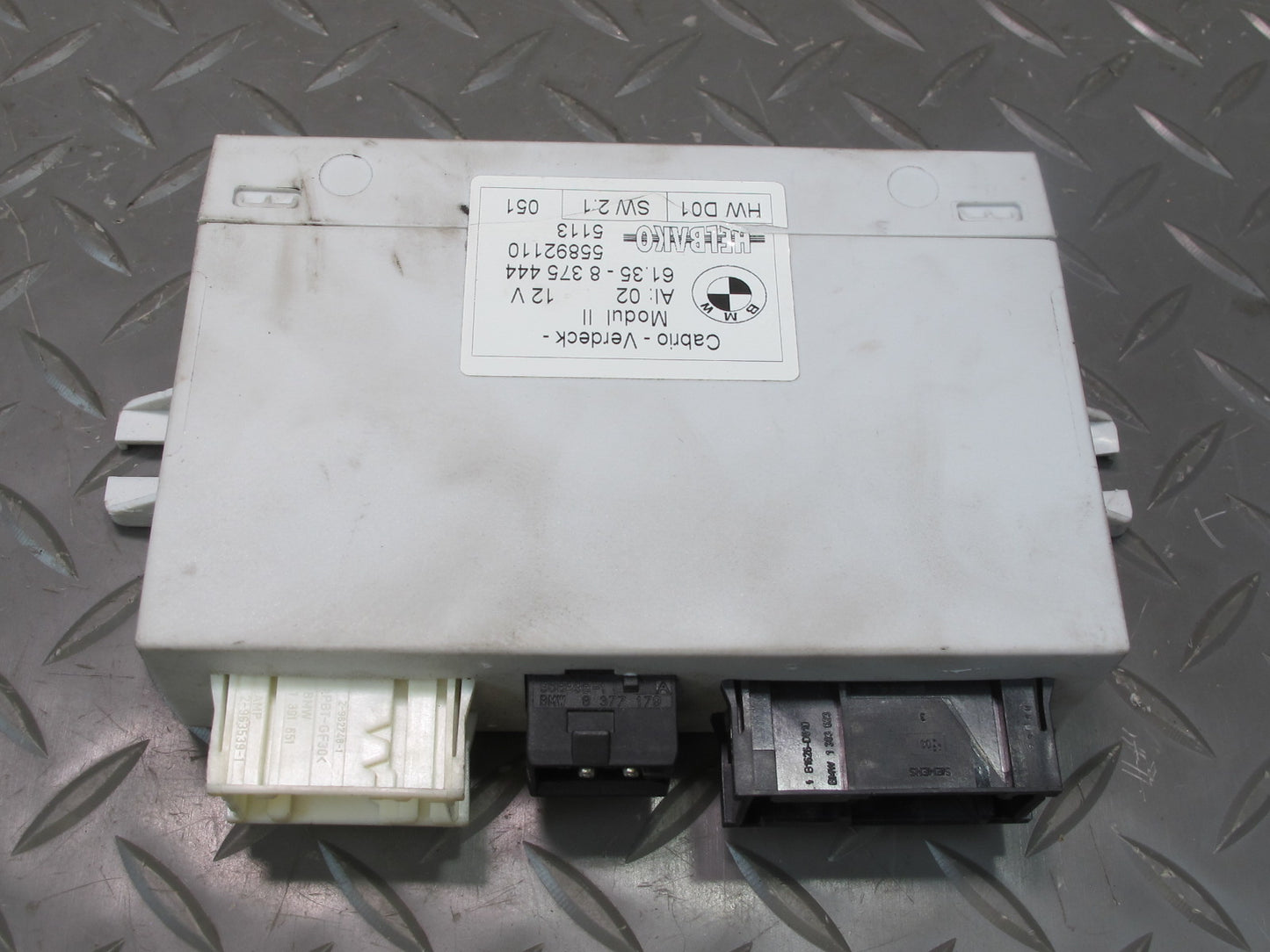 01-06 BMW E46 330ci Convertible Folding TOP Roof Control Unit Module 8375444 OEM