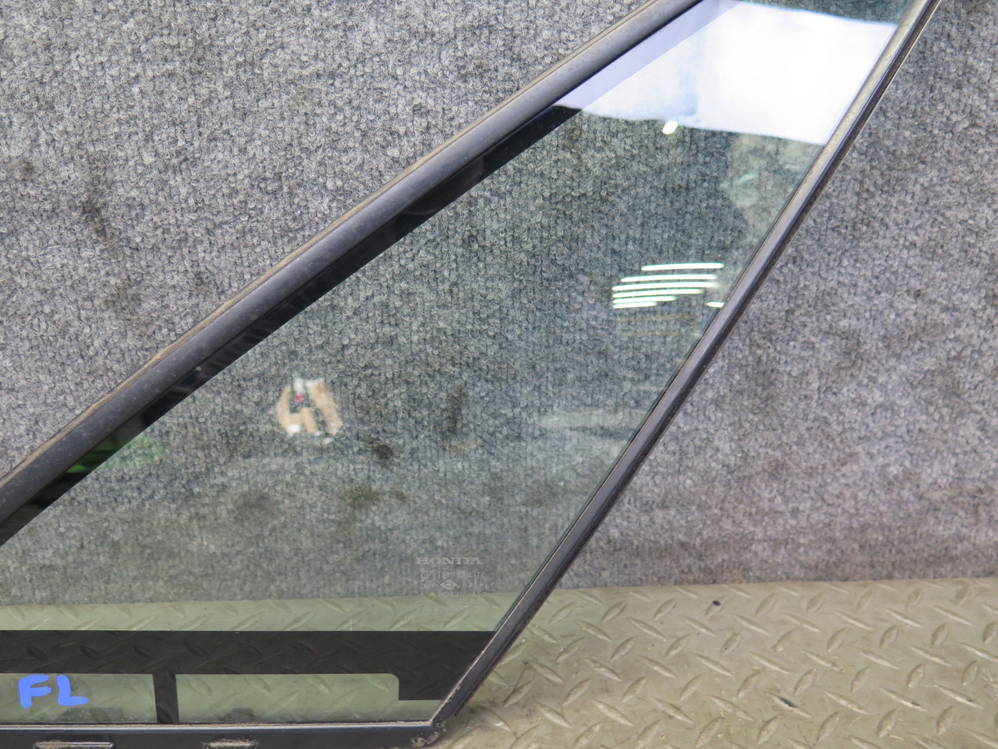 93-97 Honda DEL SOL EH6 Left Door Corner Triangle Glass Window OEM