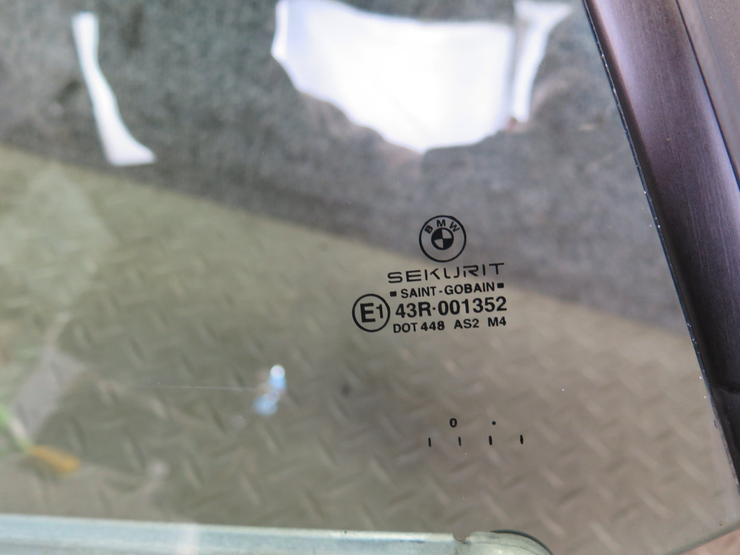 01-06 BMW E46 330ci Convertible Rear Right Pass Side Quarter Glass Window OEM