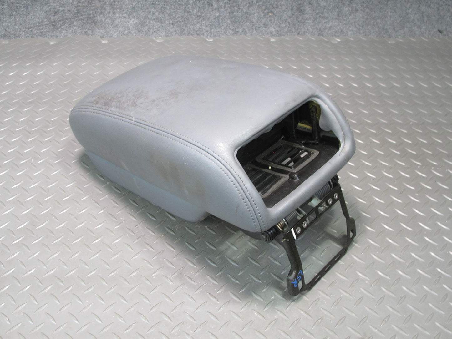 98-00 Lexus UCF20L LS400 Center Console Armrest Lid Storage Blue Gray OEM