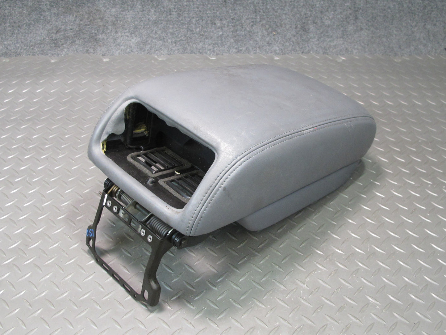 98-00 Lexus UCF20L LS400 Center Console Armrest Lid Storage Blue Gray OEM