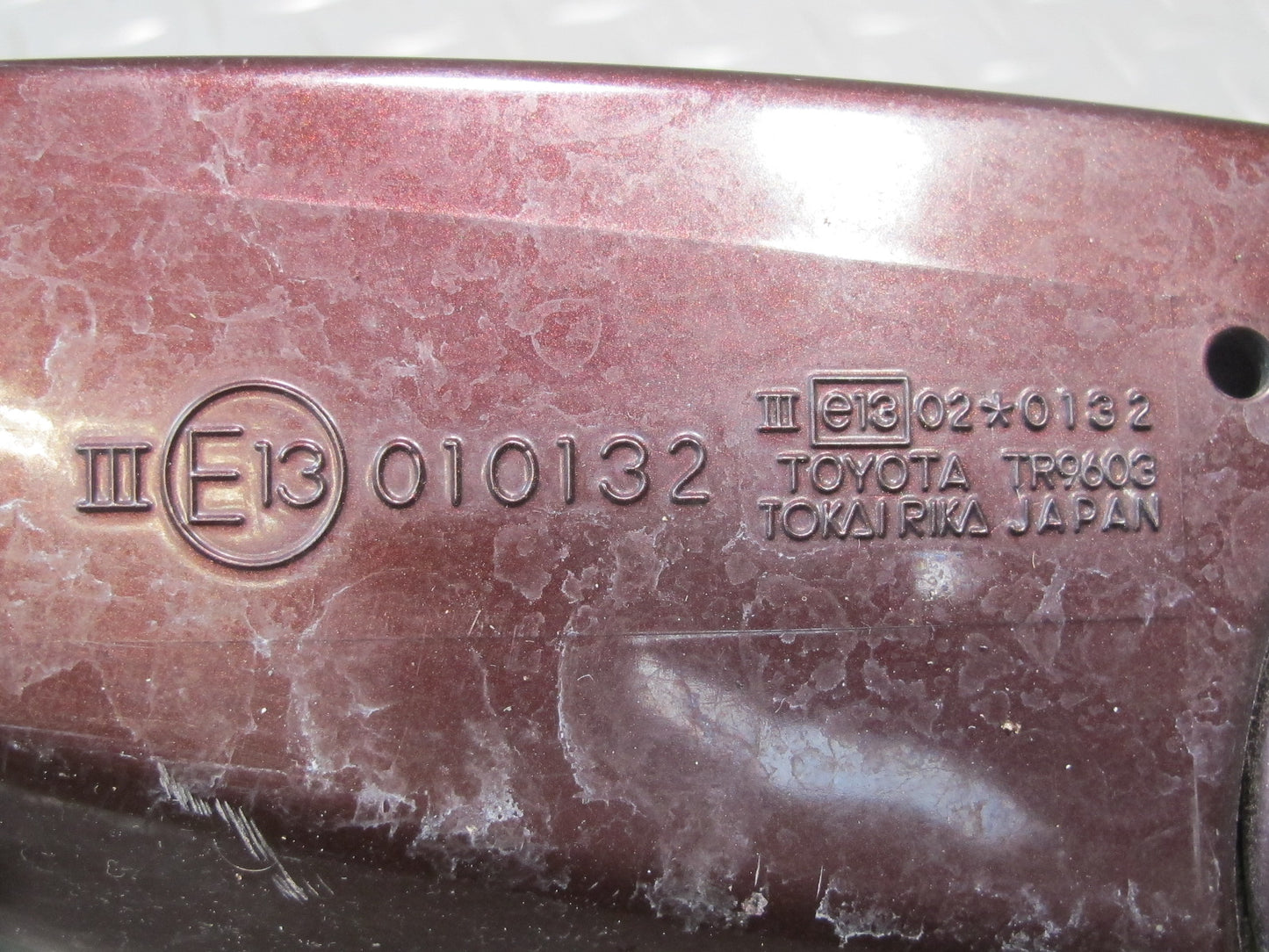 98-00 Lexus UCF20L LS400 Left Door Exterior Side View Heated Mirror RED OEM