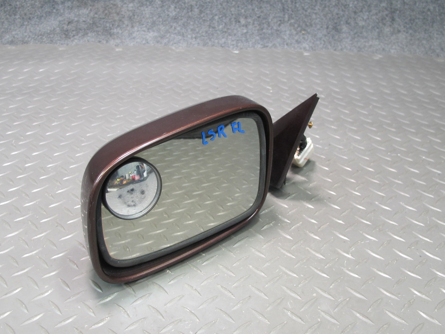 98-00 Lexus UCF20L LS400 Left Door Exterior Side View Heated Mirror RED OEM