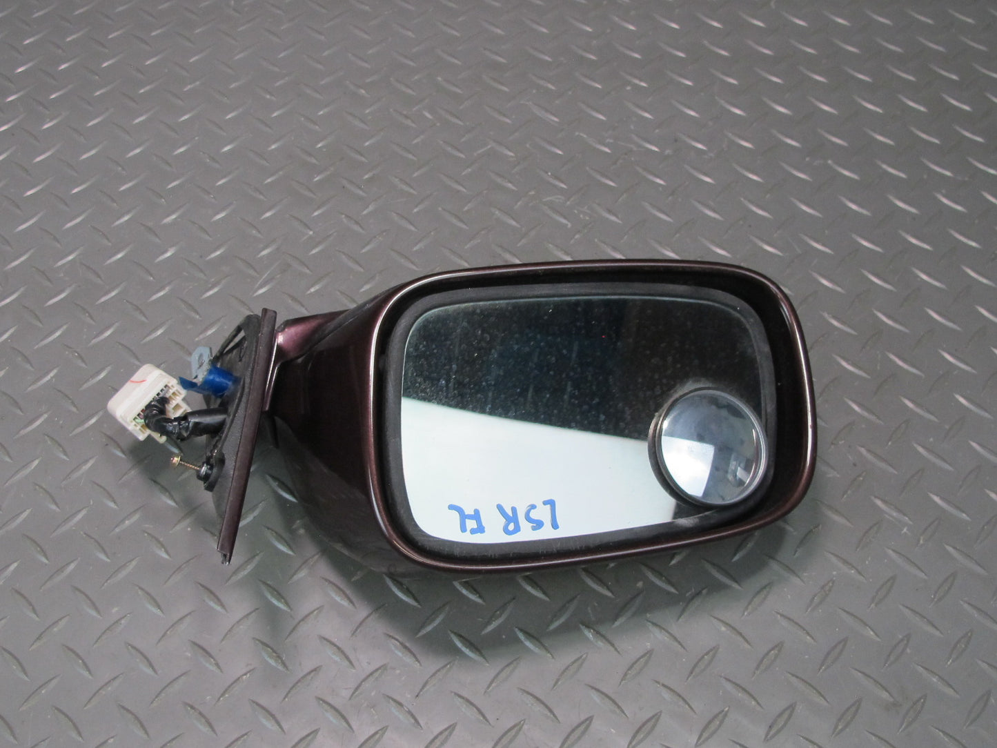 98-00 Lexus UCF20L LS400 Left Door Exterior Side View Heated Mirror RED OEM