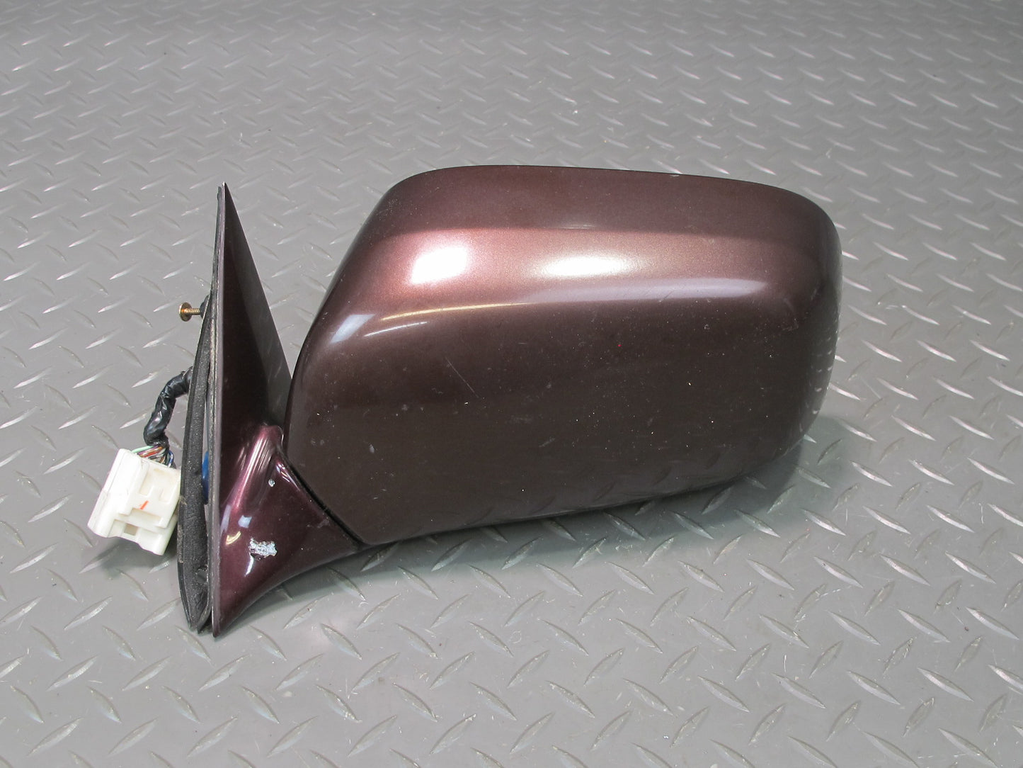 98-00 Lexus UCF20L LS400 Left Door Exterior Side View Heated Mirror RED OEM