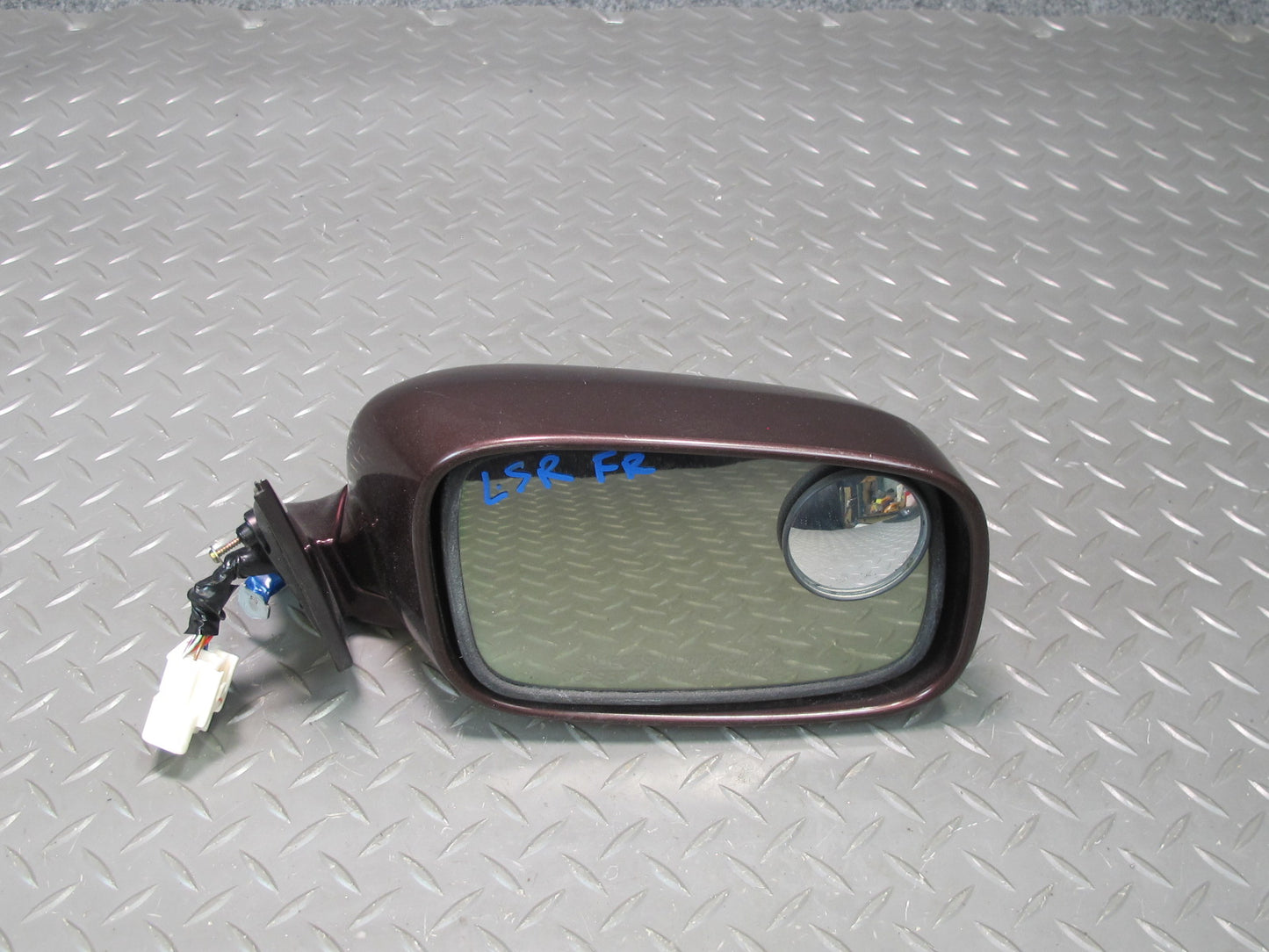 98-00 Lexus UCF20L LS400 Right Door Exterior Side View Heated Mirror RED OEM