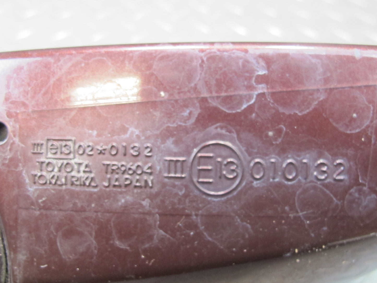 98-00 Lexus UCF20L LS400 Right Door Exterior Side View Heated Mirror RED OEM