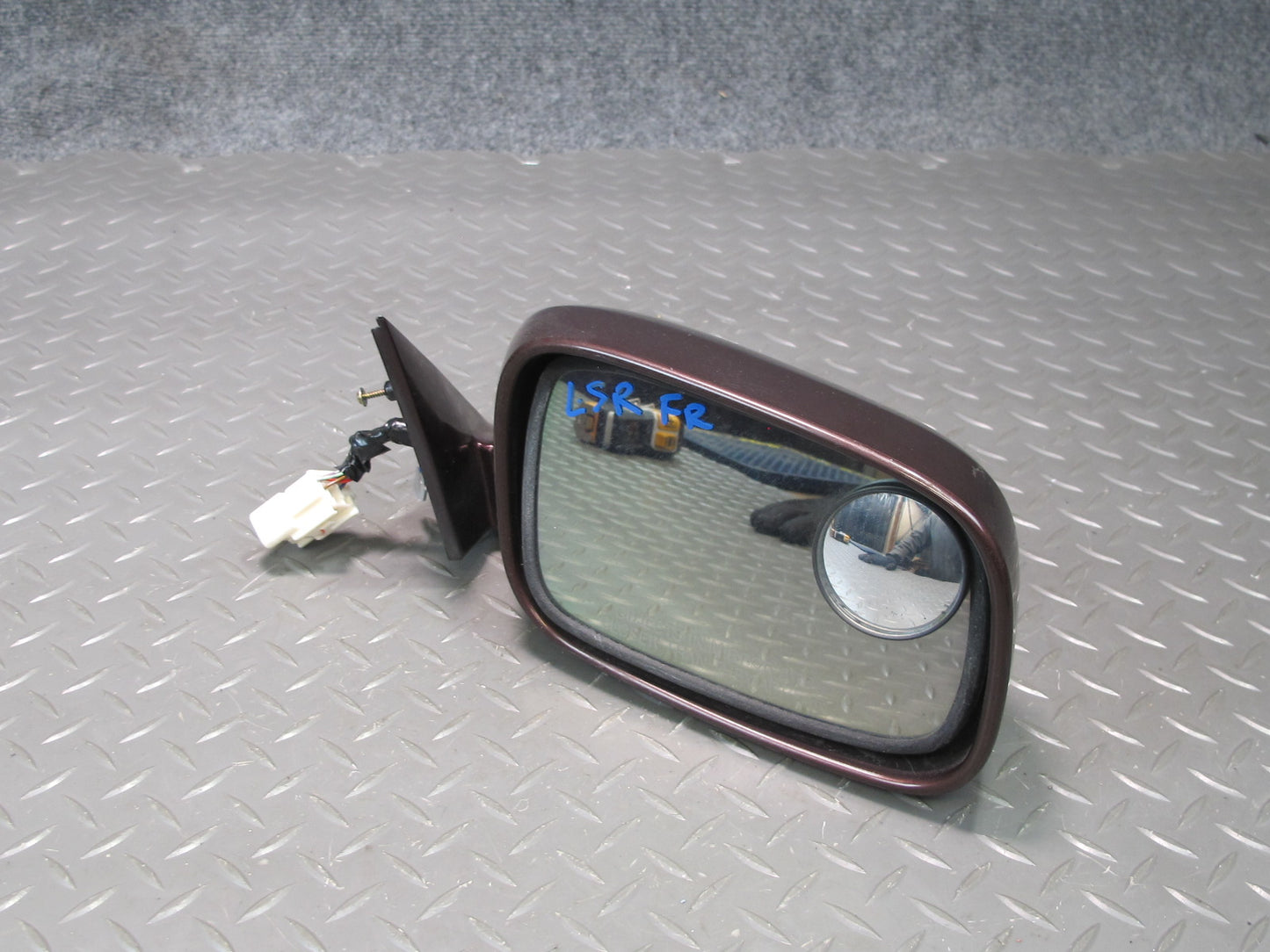 98-00 Lexus UCF20L LS400 Right Door Exterior Side View Heated Mirror RED OEM