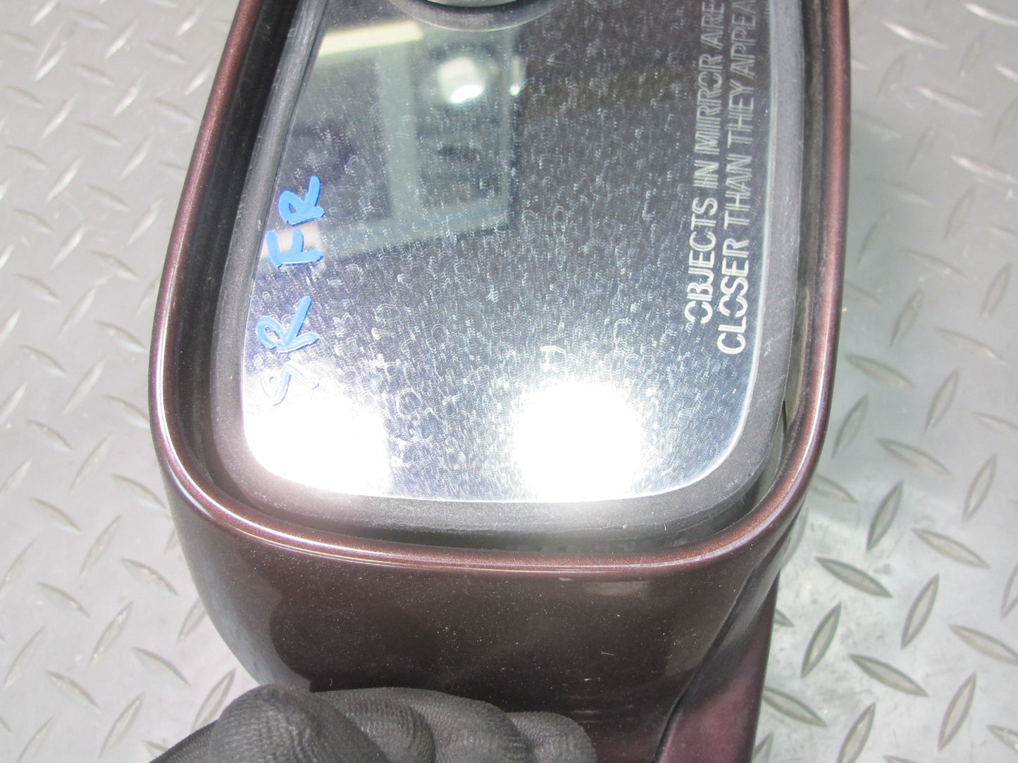 98-00 Lexus UCF20L LS400 Right Door Exterior Side View Heated Mirror RED OEM