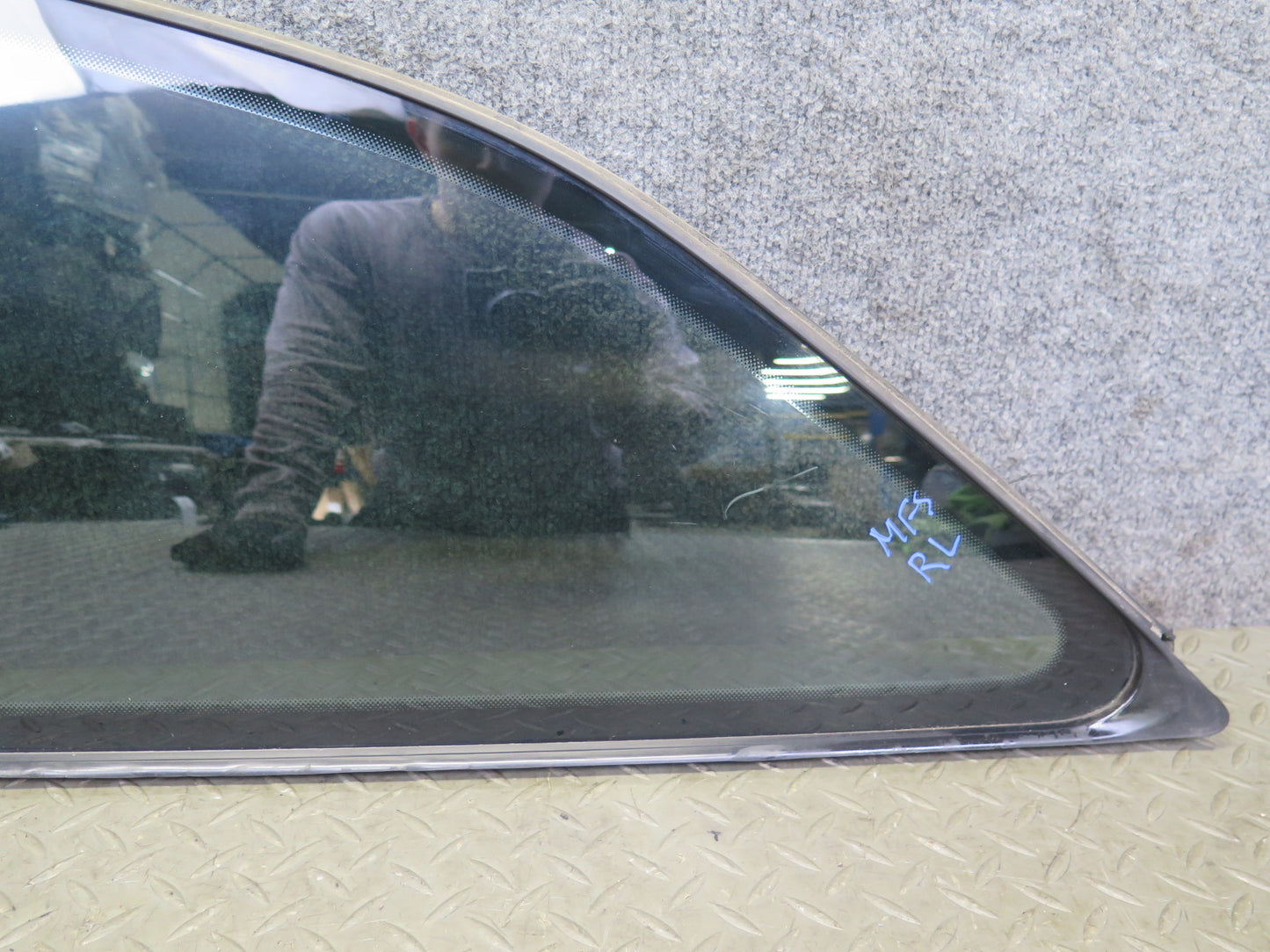 08-17 Audi 8T S5 Coupe Rear Left Driver Side Quarter Window Glass OEM