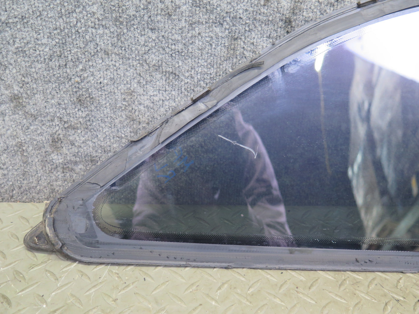 08-17 Audi 8T S5 Coupe Rear Left Driver Side Quarter Window Glass OEM