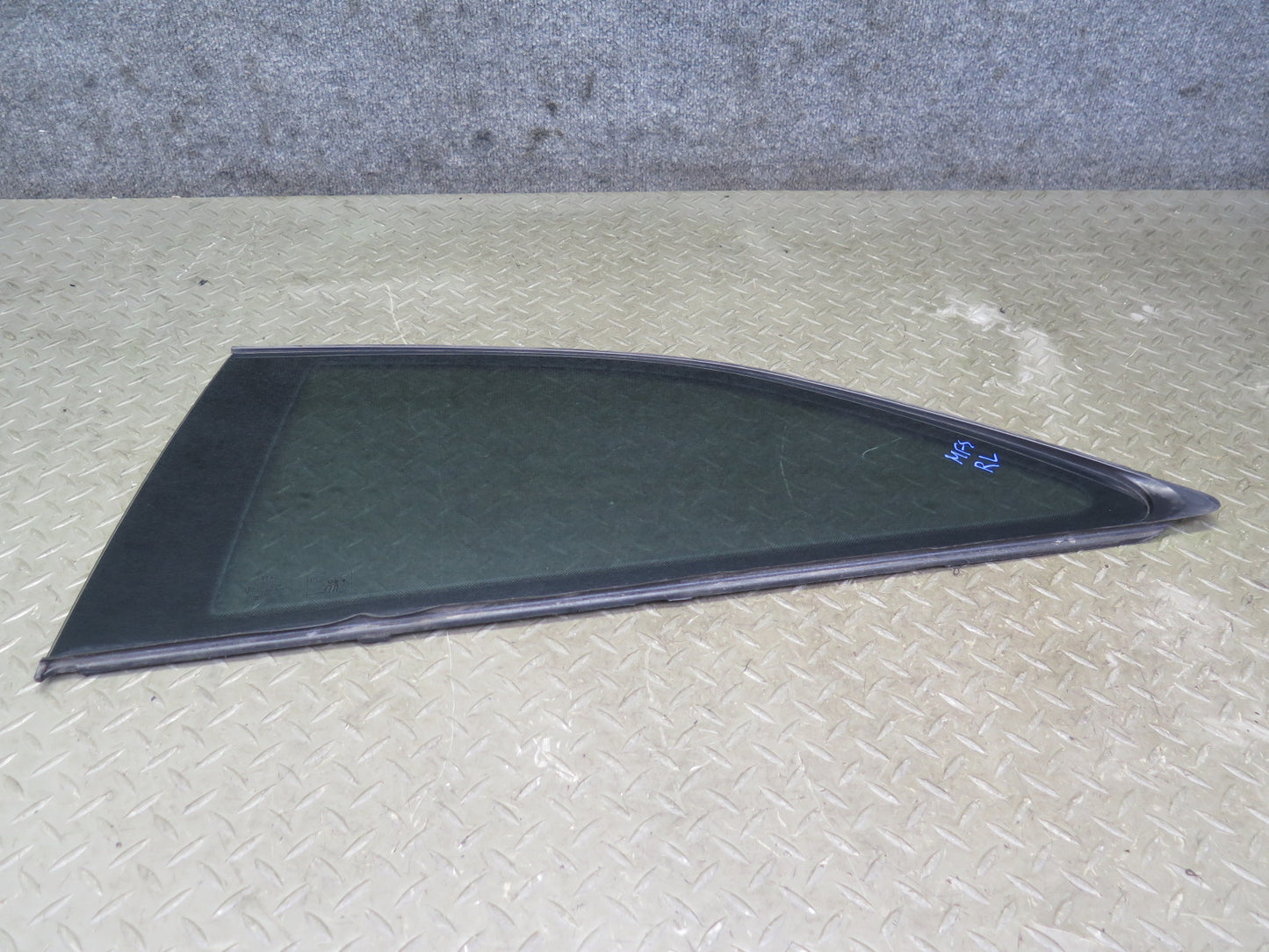 08-17 Audi 8T S5 Coupe Rear Left Driver Side Quarter Window Glass OEM