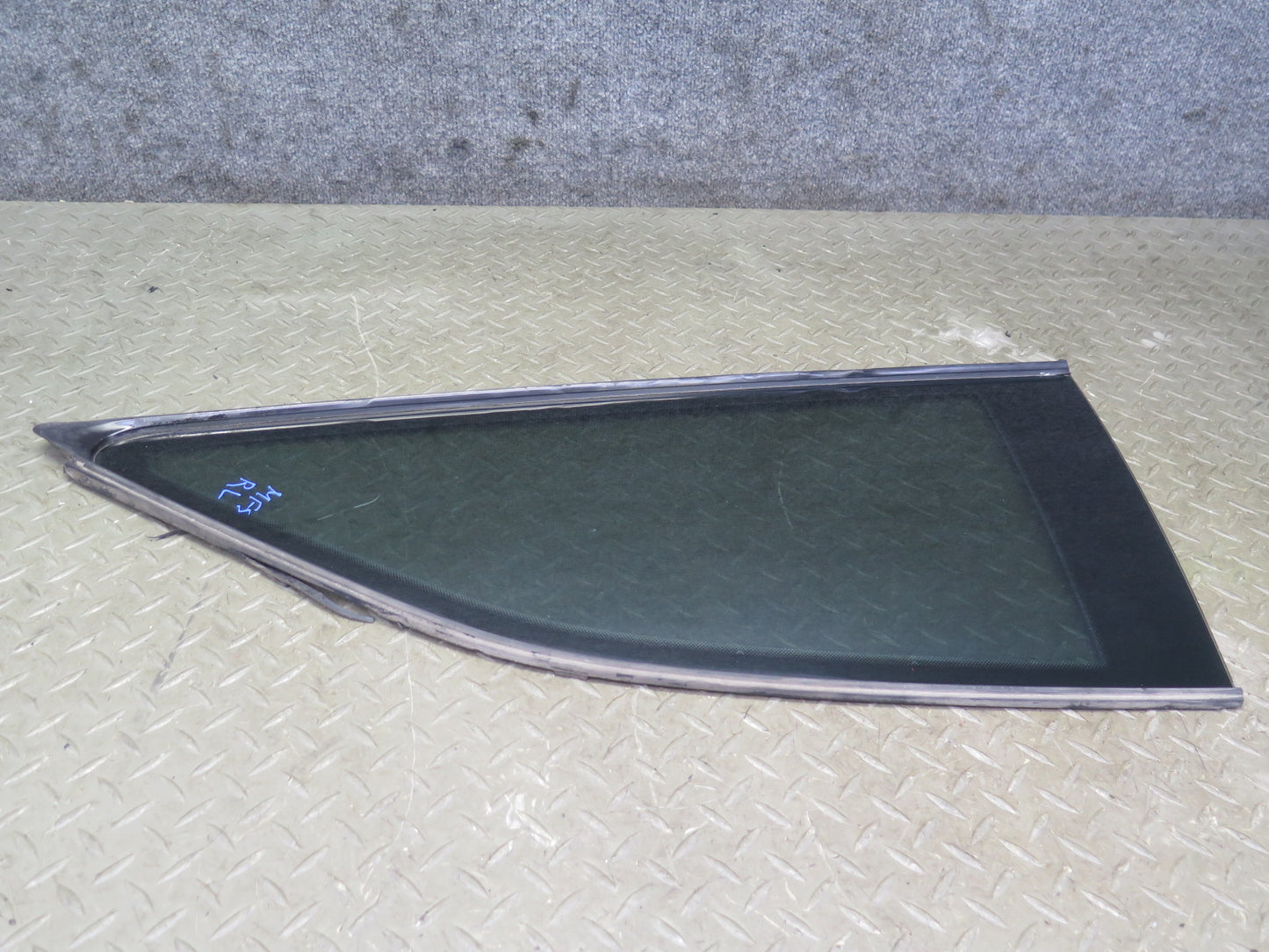 08-17 Audi 8T S5 Coupe Rear Left Driver Side Quarter Window Glass OEM