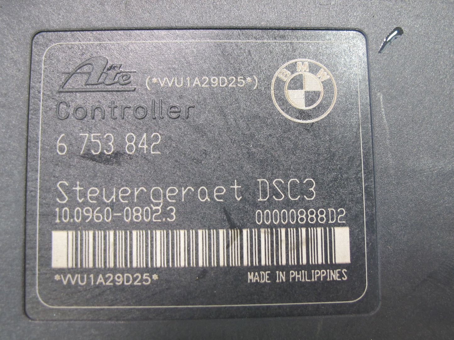 01-02 BMW E46 330ci ABS DSC Anti Lock Brake ABS Pump Module 77K Mile 6750364 OEM