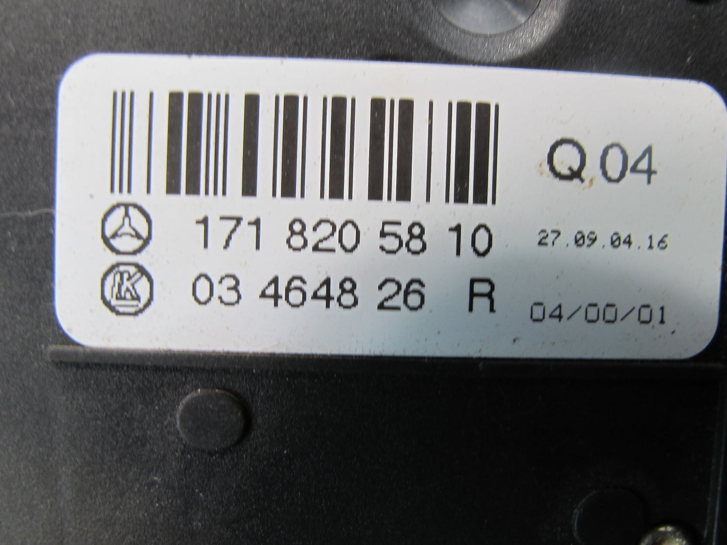 05-11 Mercedes R171 Slk-class Front Right Seat Adjustment Switch 1718205810 OEM