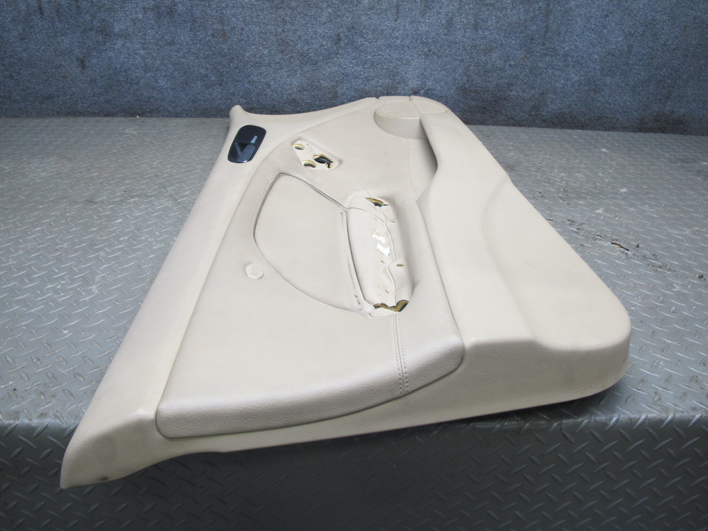 01-06 BMW E46 330ci Coupe Convert Front Door Trim Cover Panel Set Beige 77K OEM