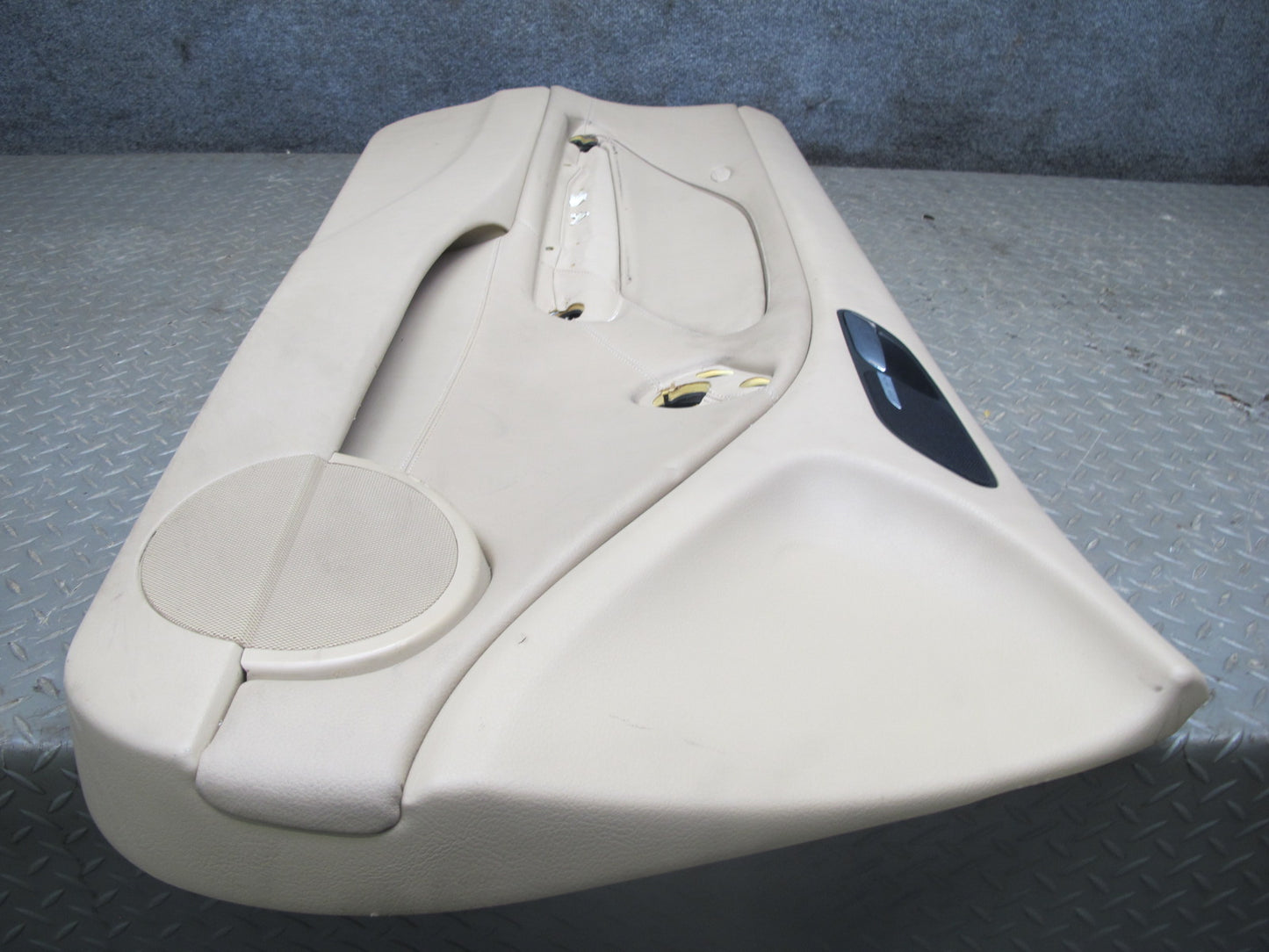 01-06 BMW E46 330ci Coupe Convert Front Door Trim Cover Panel Set Beige 77K OEM