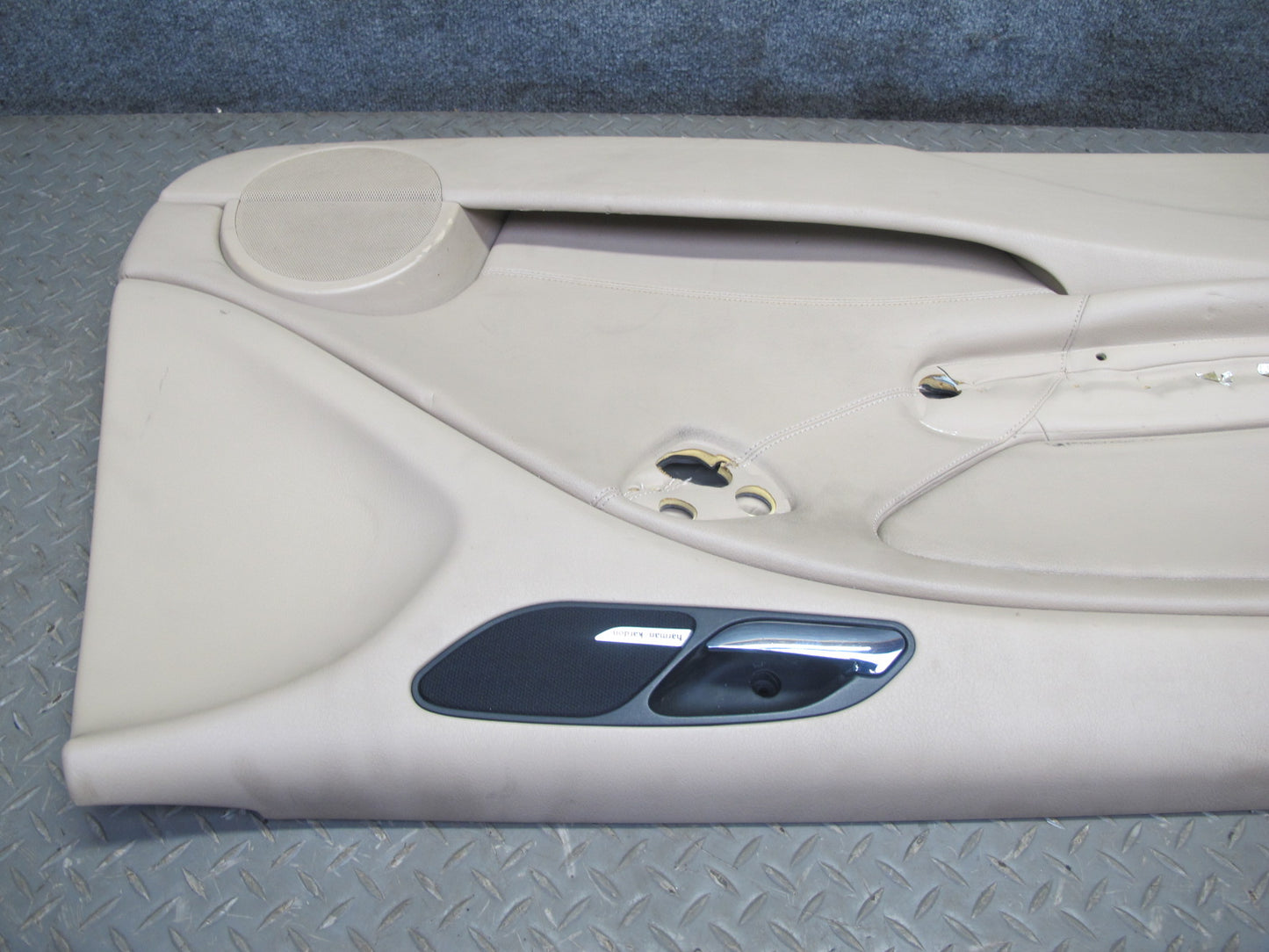 01-06 BMW E46 330ci Coupe Convert Front Door Trim Cover Panel Set Beige 77K OEM