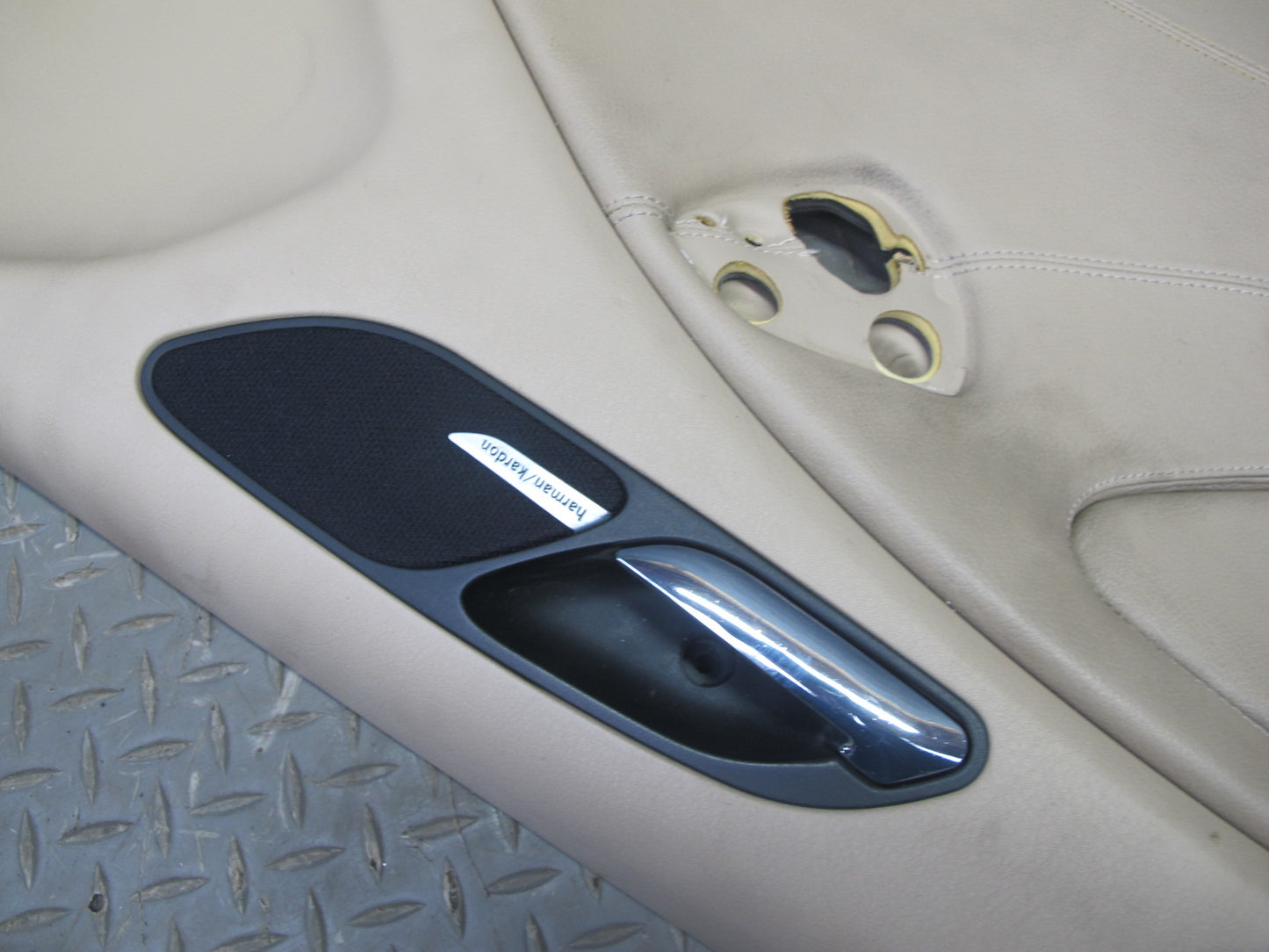 01-06 BMW E46 330ci Coupe Convert Front Door Trim Cover Panel Set Beige 77K OEM