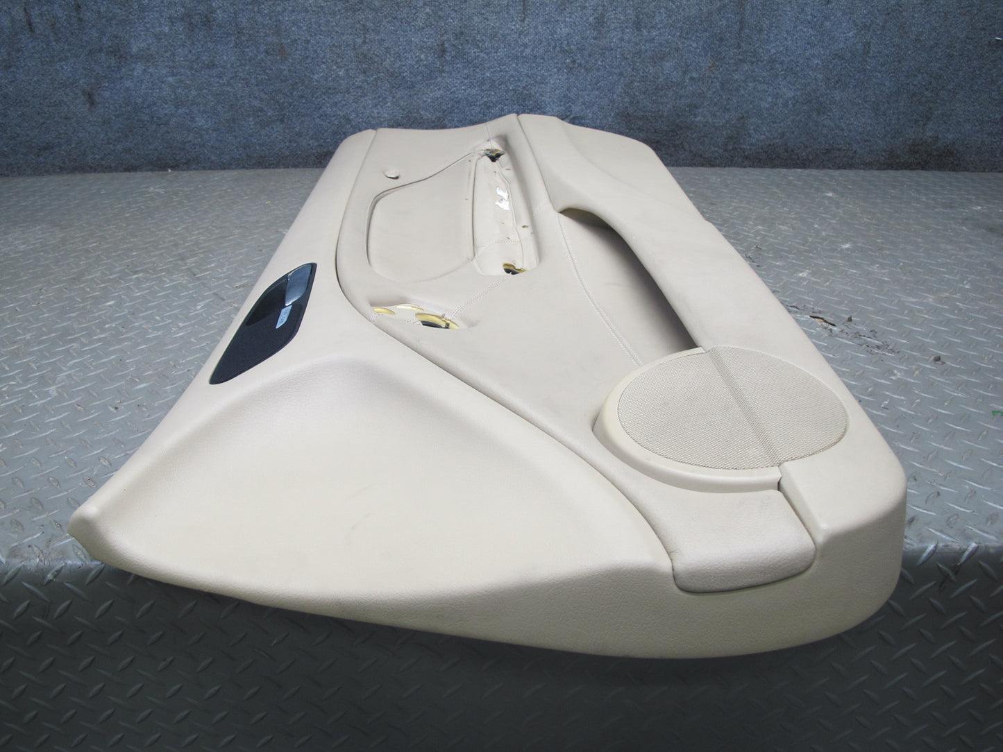 01-06 BMW E46 330ci Coupe Convert Front Door Trim Cover Panel Set Beige 77K OEM