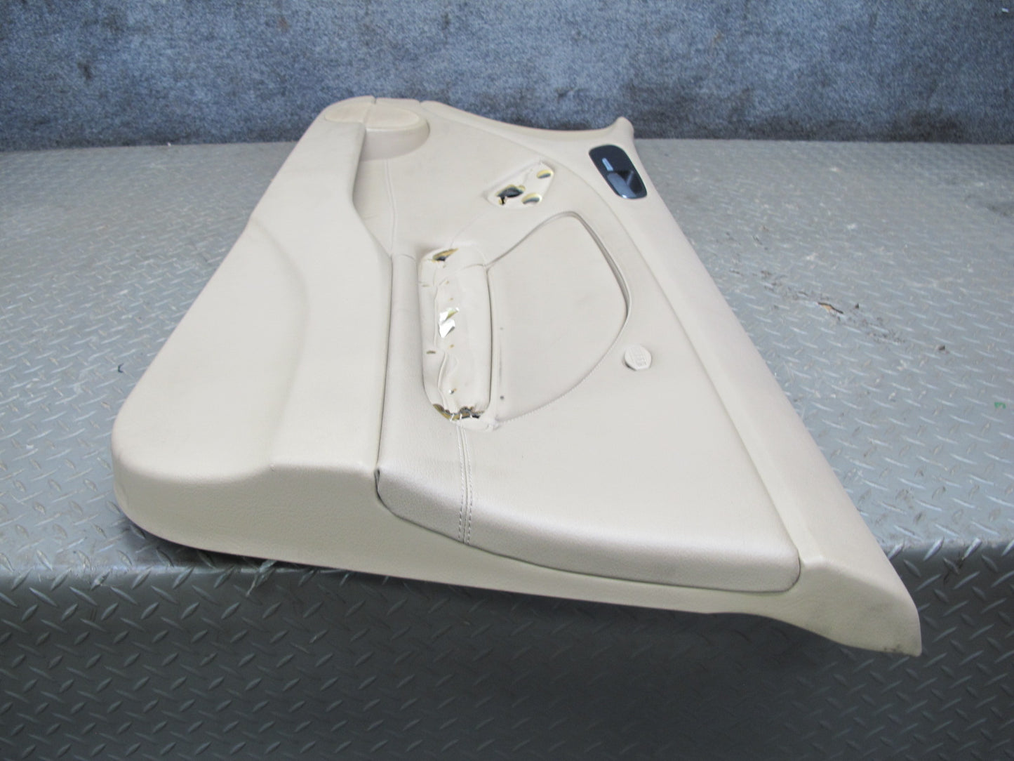 01-06 BMW E46 330ci Coupe Convert Front Door Trim Cover Panel Set Beige 77K OEM