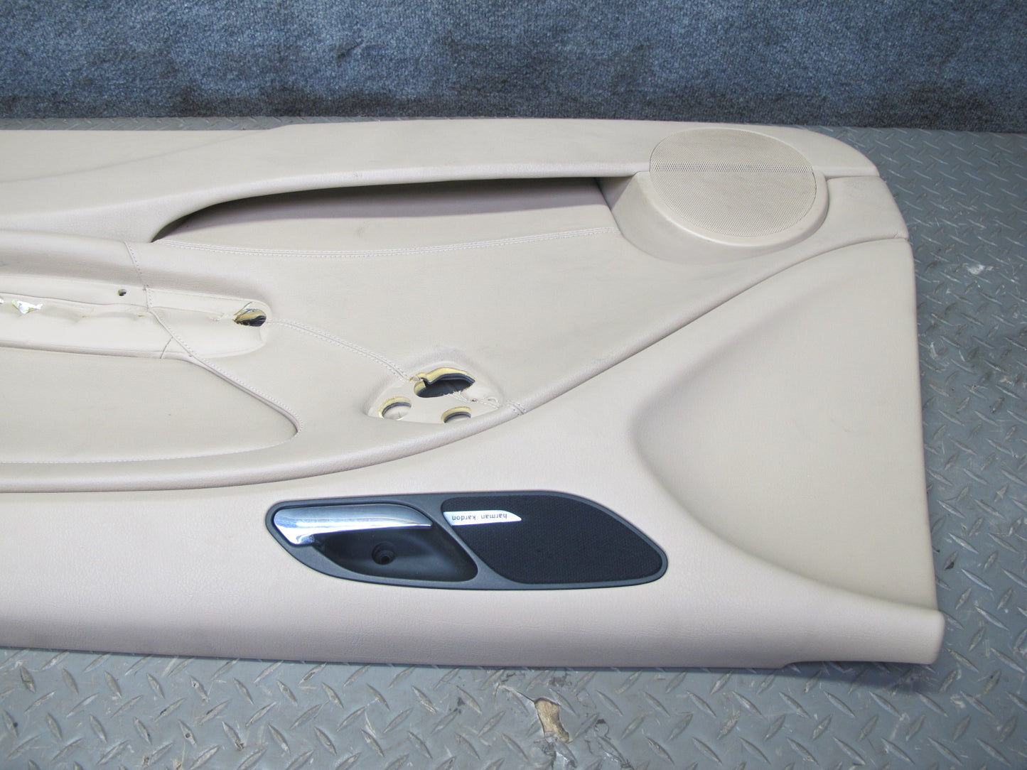 01-06 BMW E46 330ci Coupe Convert Front Door Trim Cover Panel Set Beige 77K OEM