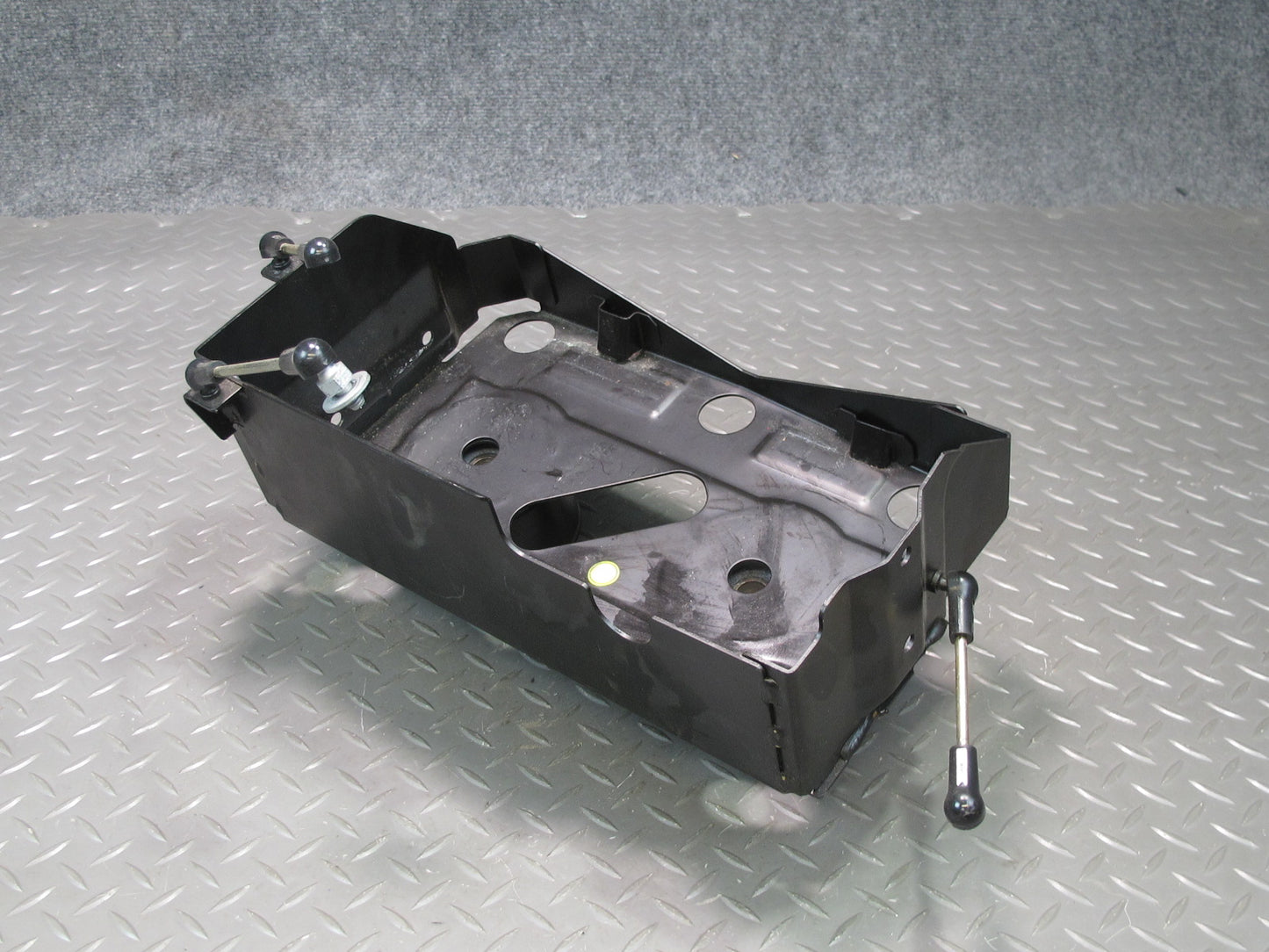 01-06 BMW E46 330ci Convertible Battery Tray Vibration Absorber Bracket Assy OEM