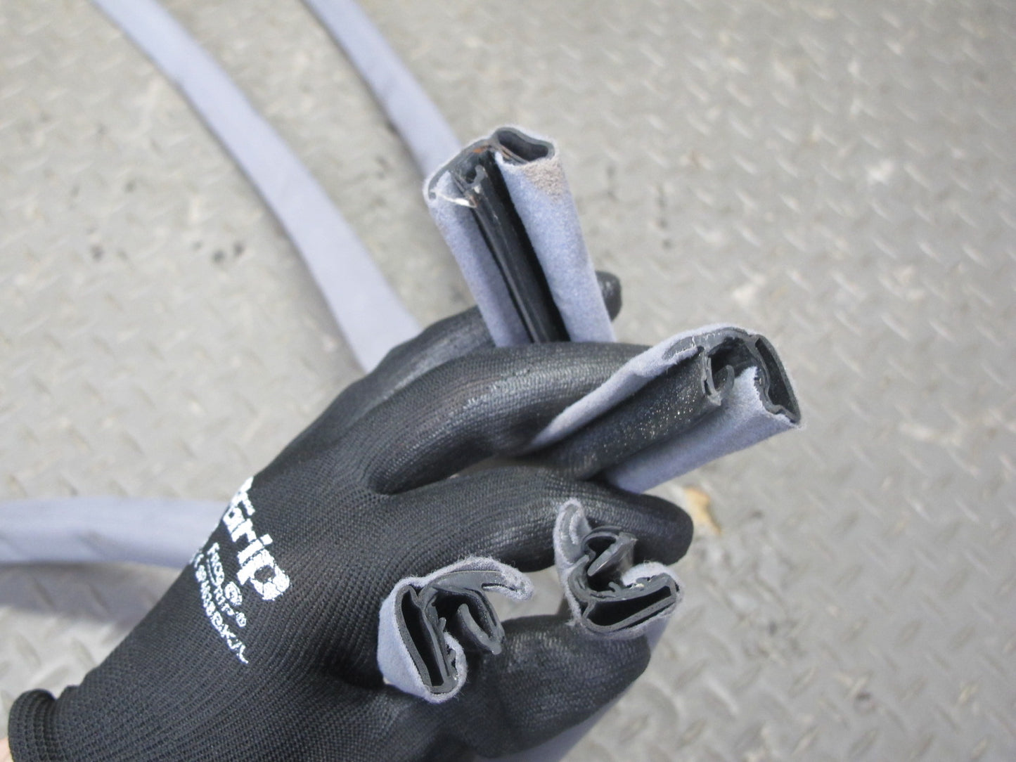 95-00 Lexus UCF20L LS400 Set of 4 Front & Rear Door Weatherstrip Seal Gray OEM