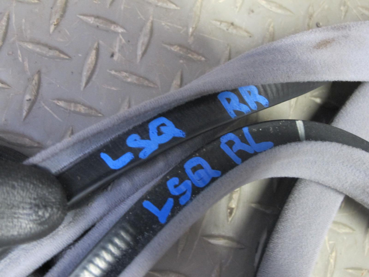 95-00 Lexus UCF20L LS400 Set of 4 Front & Rear Door Weatherstrip Seal Gray OEM