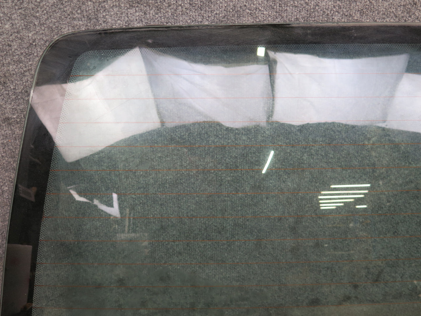 97-00 VW Eurovan T4 Rear Tailgate Liftgate Heated Windshield Glass Window OEM