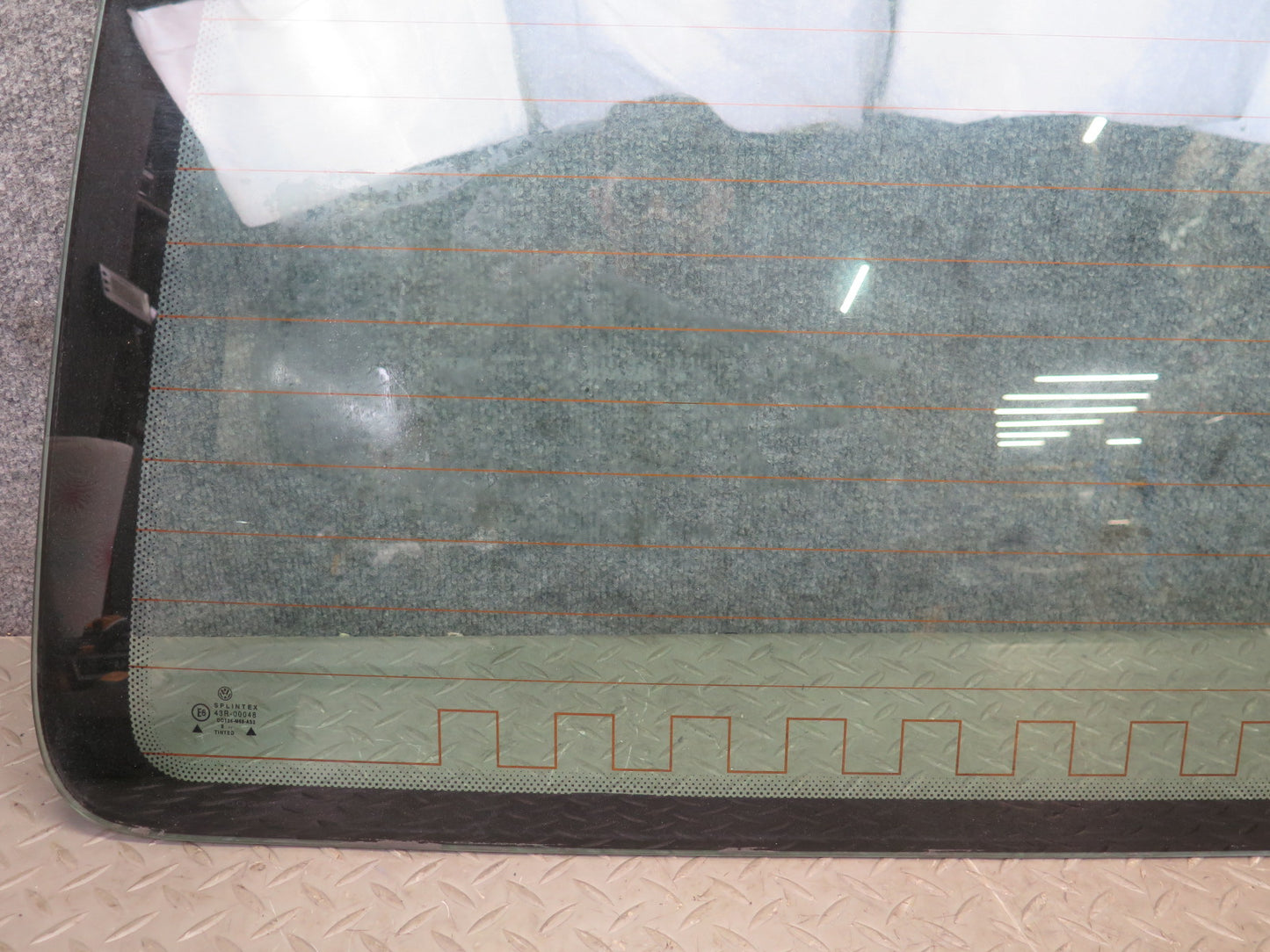 97-00 VW Eurovan T4 Rear Tailgate Liftgate Heated Windshield Glass Window OEM