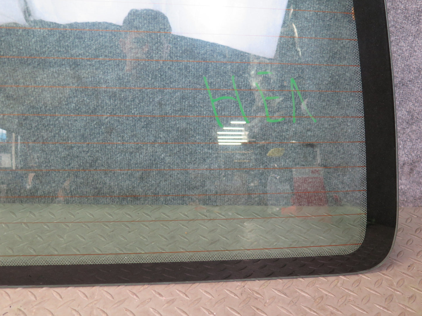 97-00 VW Eurovan T4 Rear Tailgate Liftgate Heated Windshield Glass Window OEM