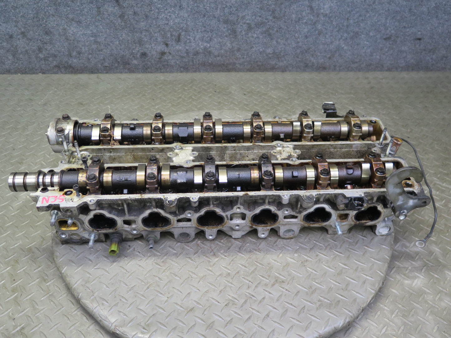 98-99 Lexus GS300 SC300 3.0L 2JZGE Engine Cylinder Head w Camshafts OEM