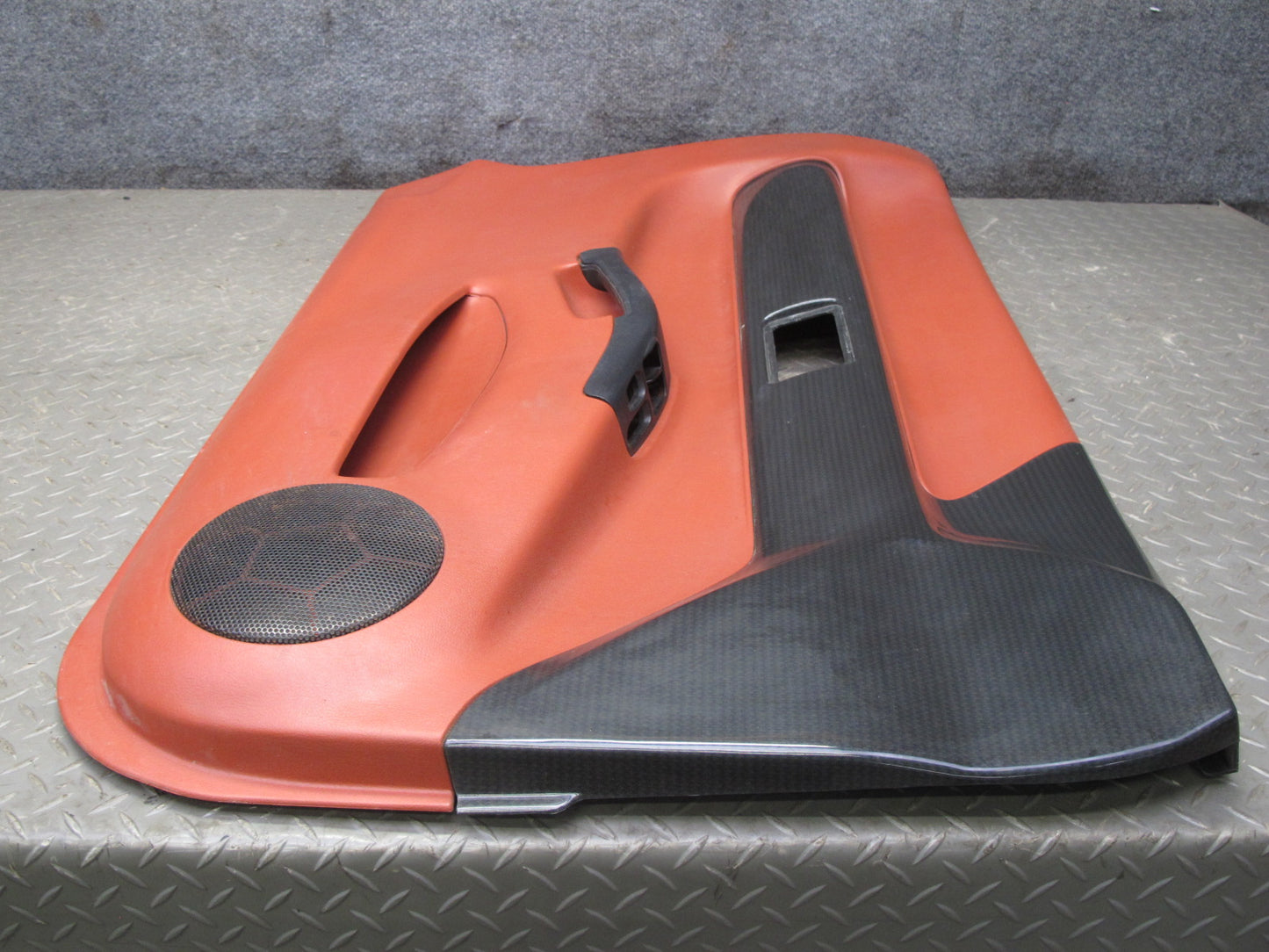 99-01 Isuzu Vehicross Set of 2 Left & Right Interior Door Panel Black RED OEM