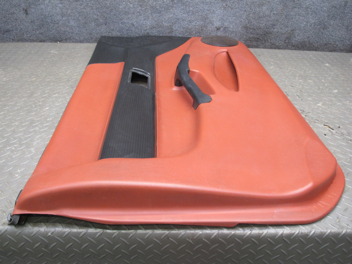 99-01 Isuzu Vehicross Set of 2 Left & Right Interior Door Panel Black RED OEM