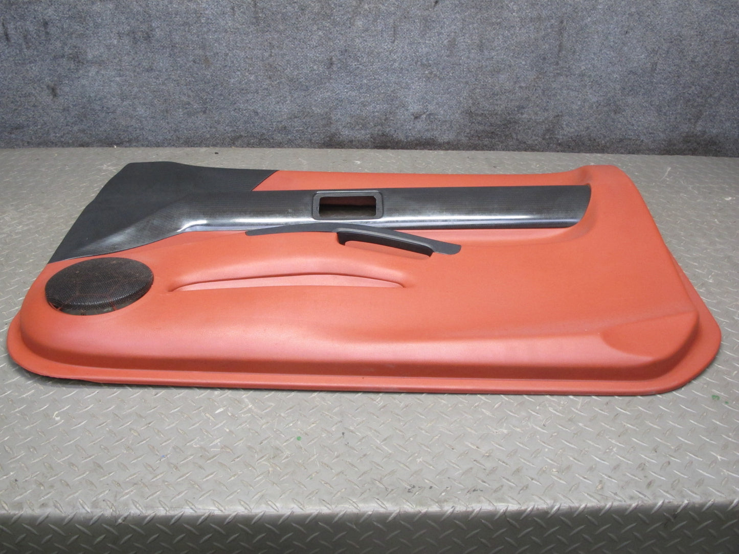 99-01 Isuzu Vehicross Set of 2 Left & Right Interior Door Panel Black RED OEM