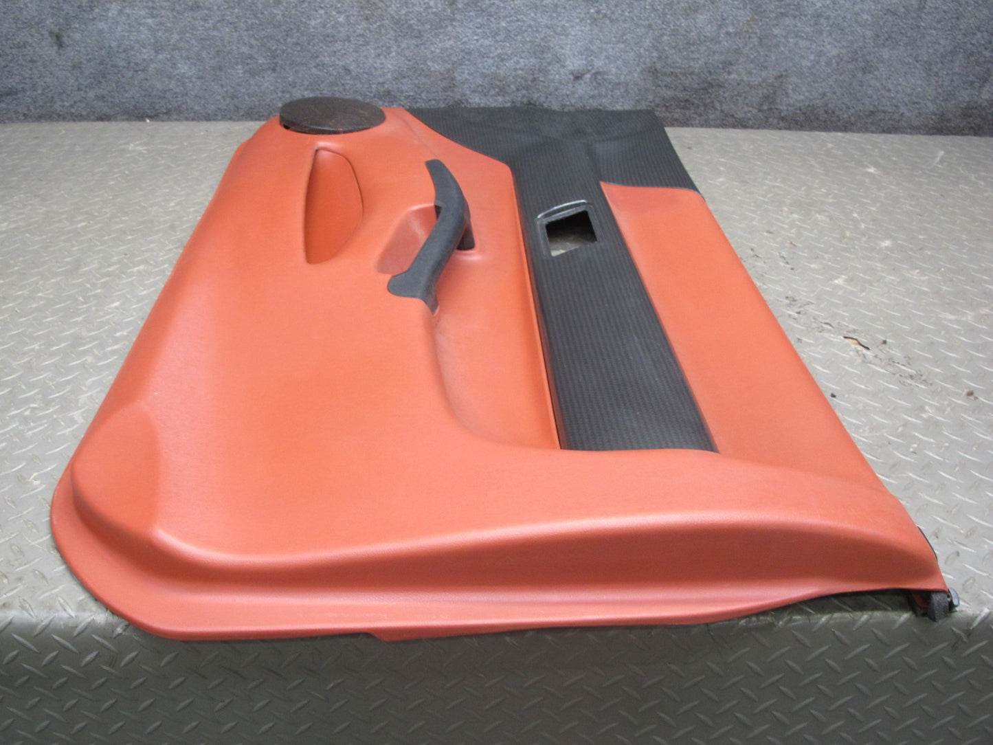 99-01 Isuzu Vehicross Set of 2 Left & Right Interior Door Panel Black RED OEM