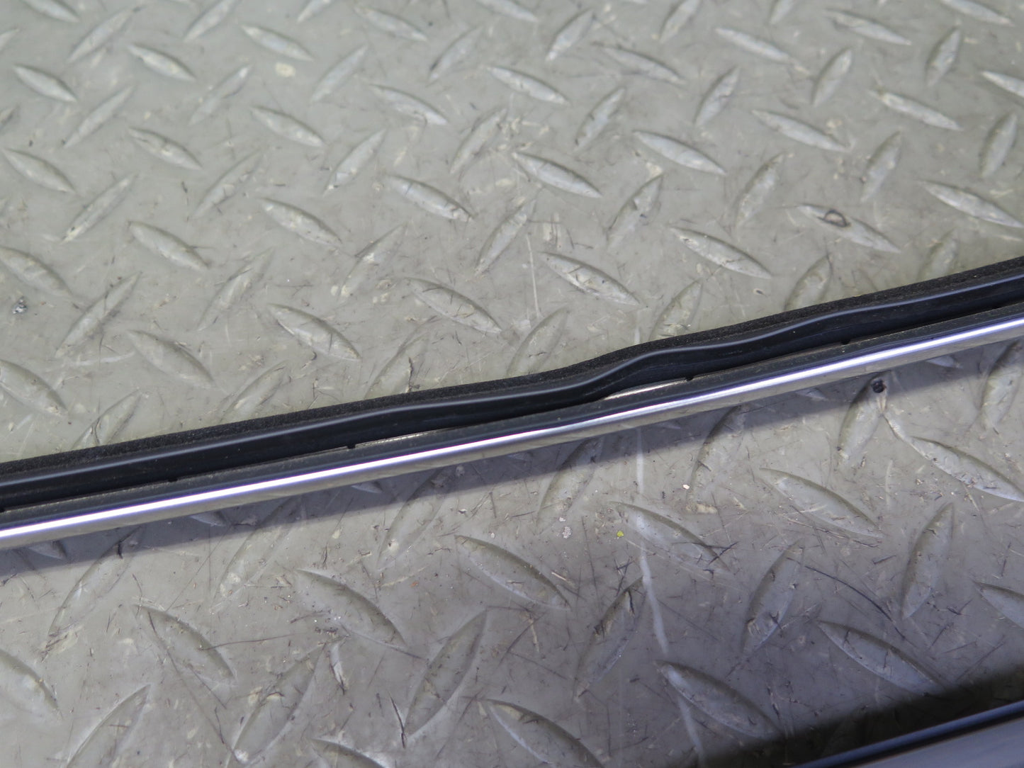 11-16 Mini Cooper R60 Set of 2 Front Door Chrome Channel Trim Molding Cover OEM