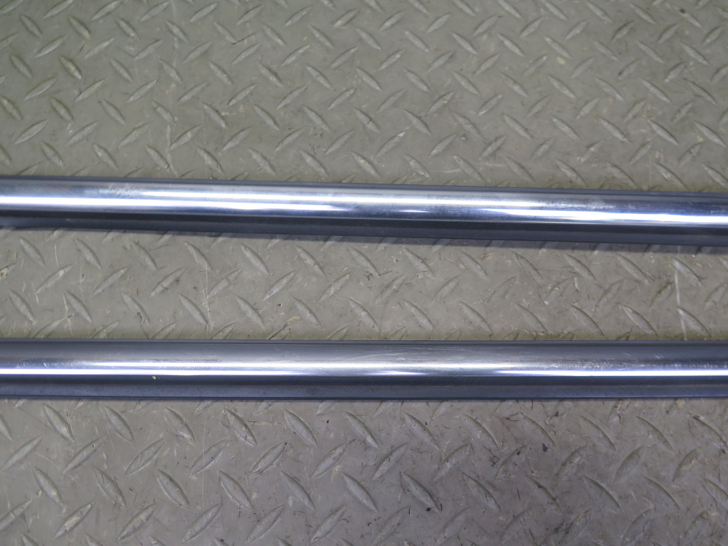 11-16 Mini Cooper R60 Set of 2 Front Door Chrome Channel Trim Molding Cover OEM