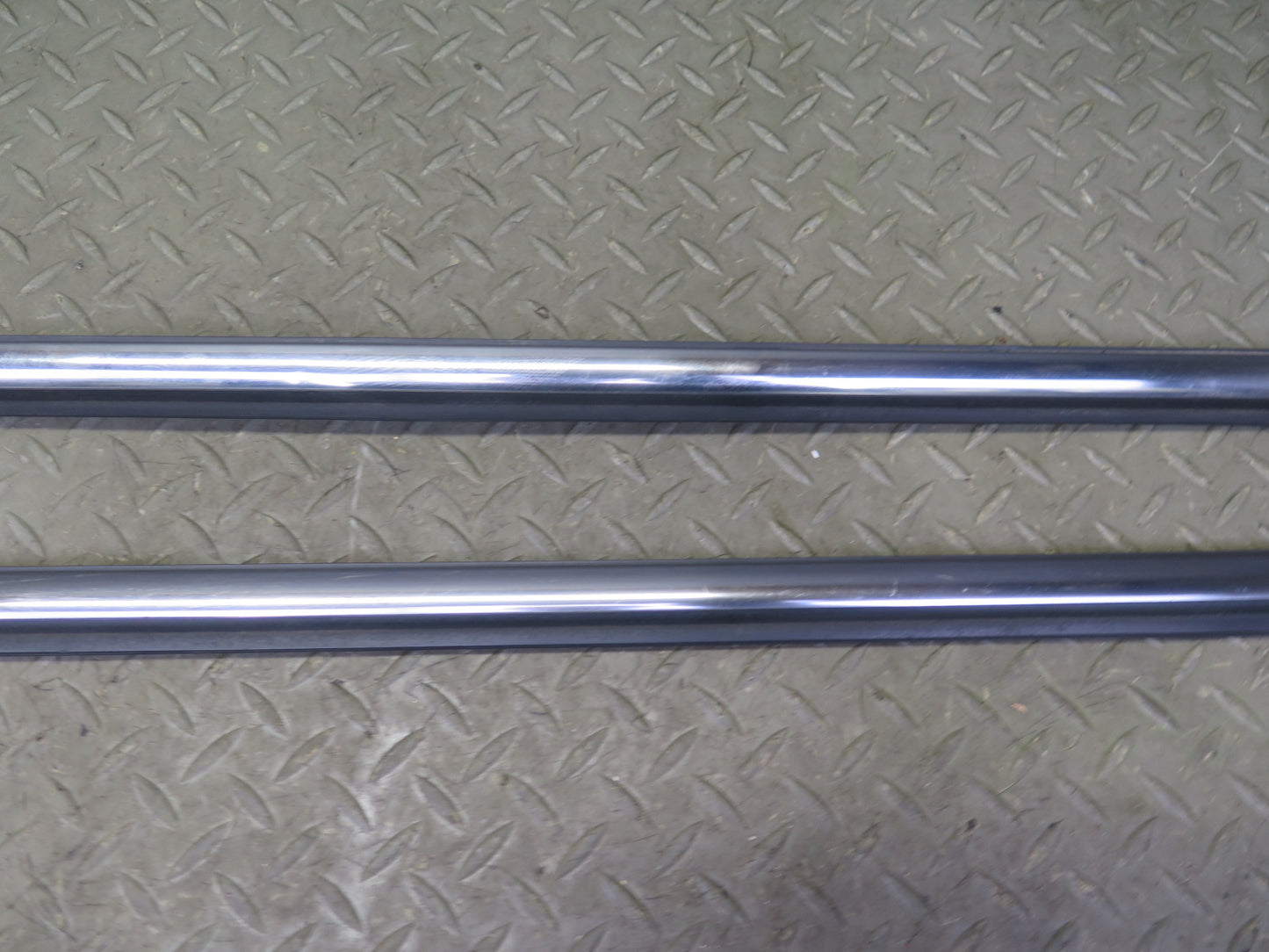 11-16 Mini Cooper R60 Set of 2 Front Door Chrome Channel Trim Molding Cover OEM