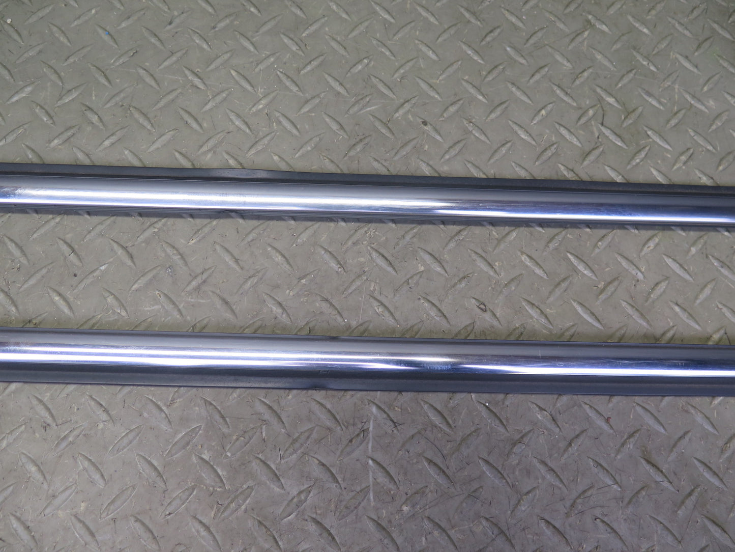 11-16 Mini Cooper R60 Set of 2 Rear Door Chrome Channel Trim Molding Cover OEM