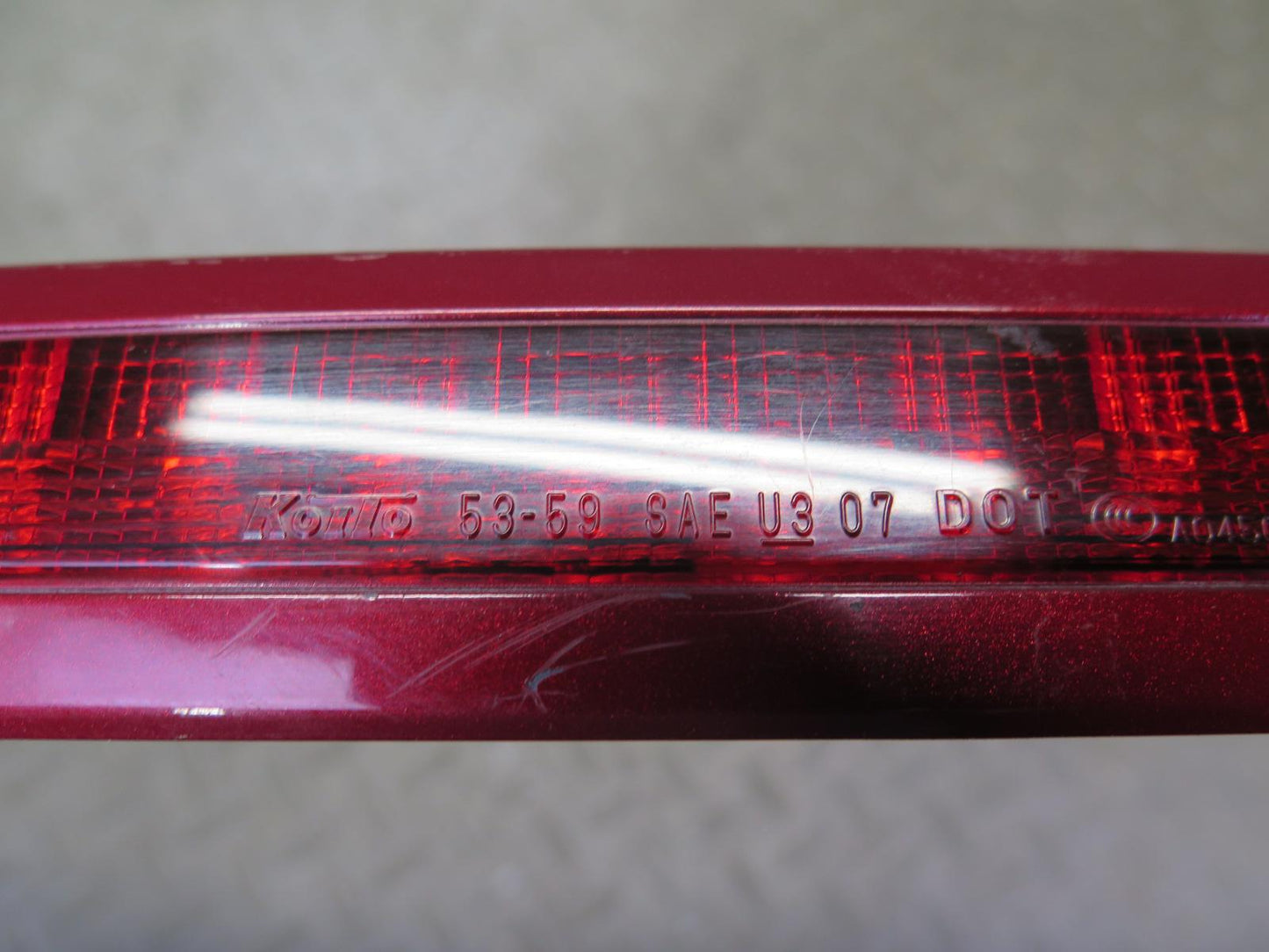 10-13 Lexus IS350 IS250 Convertible Rear Trunk Spoiler w Third Brake Light OEM